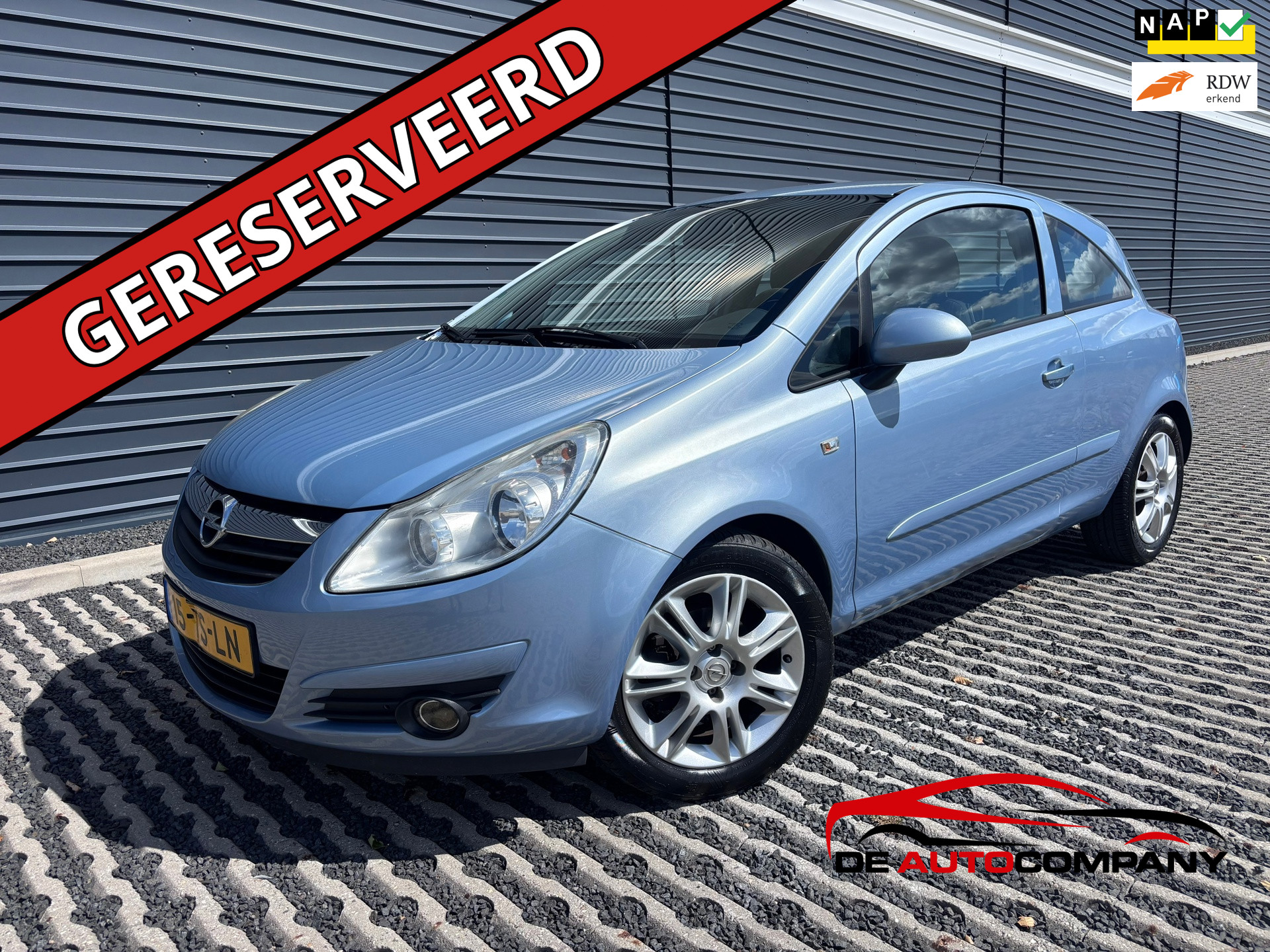 Opel Corsa 1.2-16V Enjoy | Airco | Cruise Control | Trekhaak | LM Velgen 2007 - voorkant