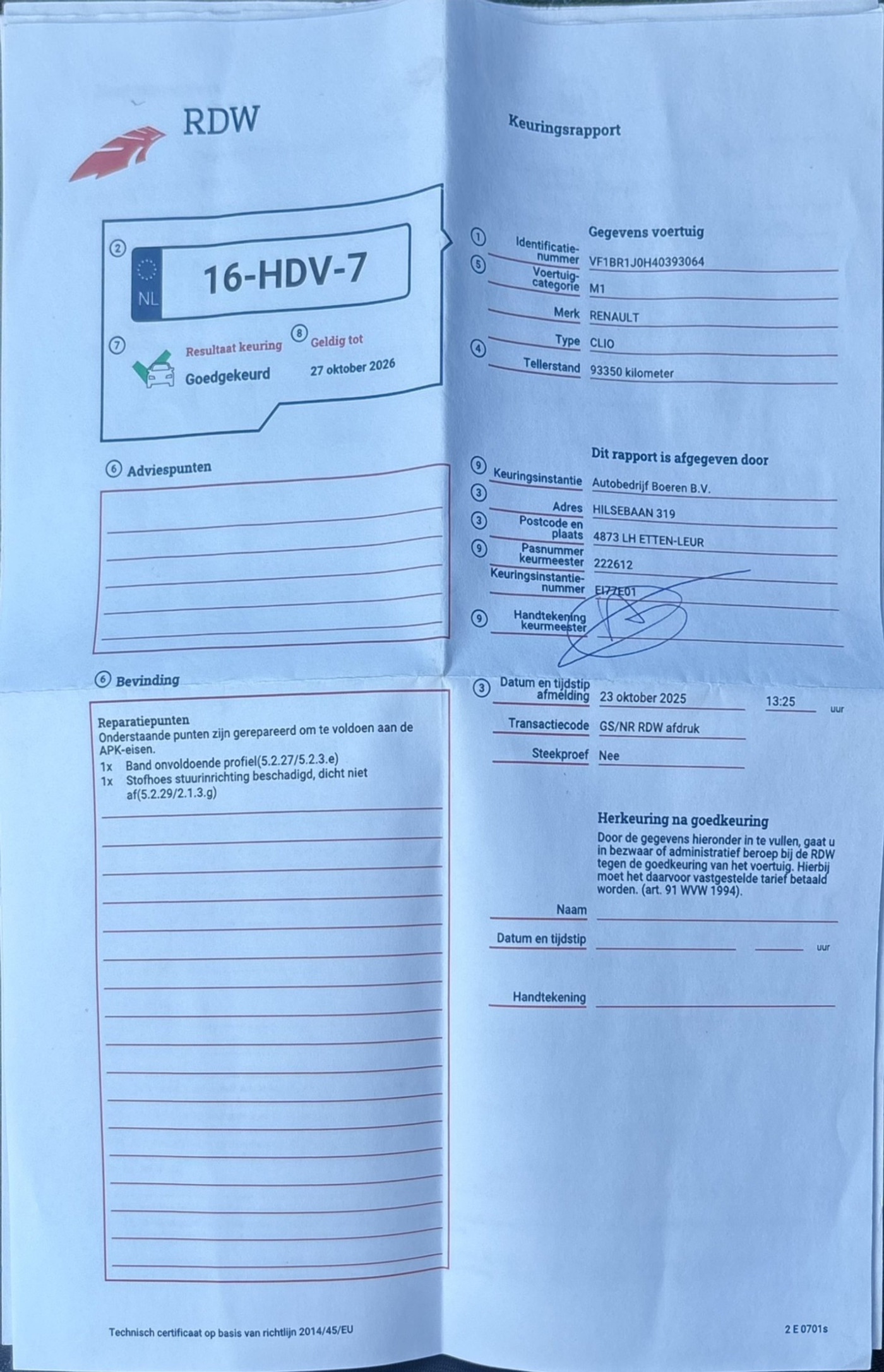 Foto van Renault Clio