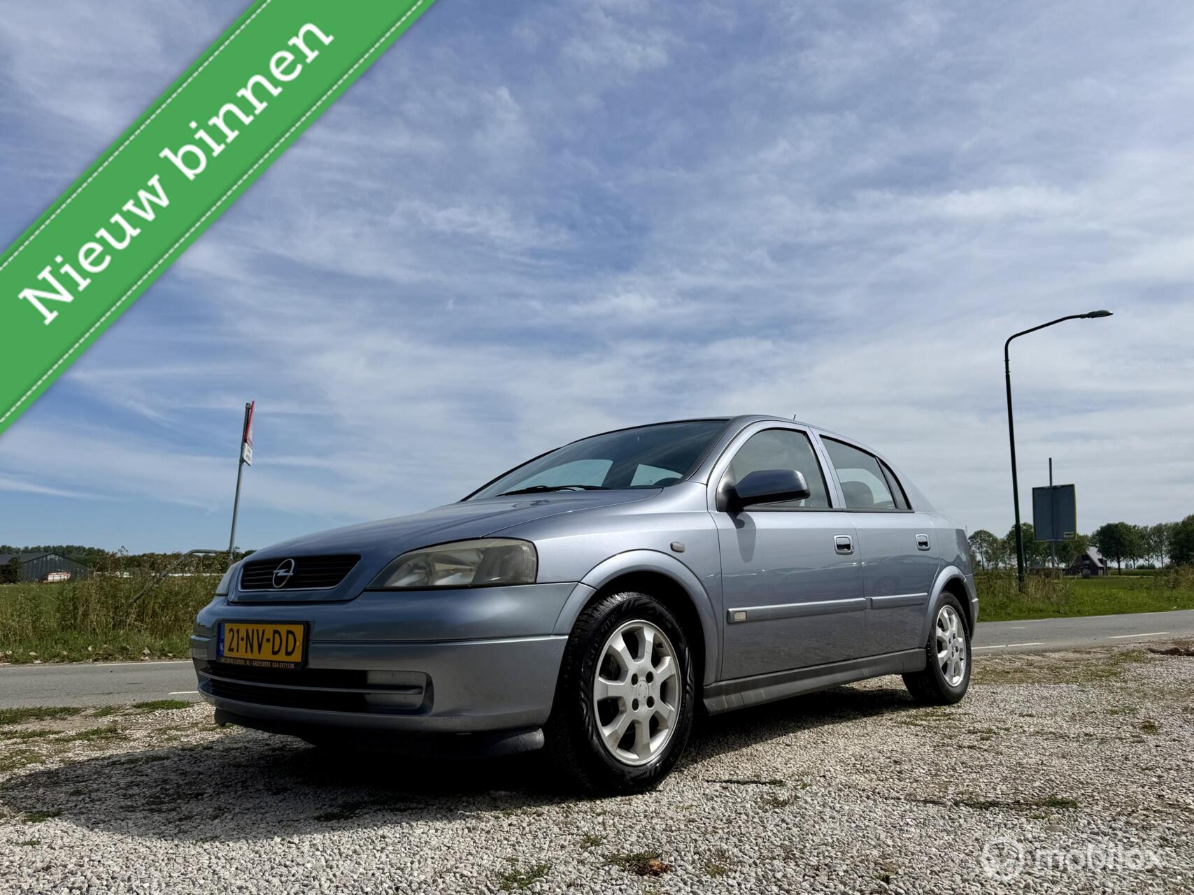 Opel Astra-g-cc 1.6 Njoy, BJ 2004, Nette Auto, APK Jul 2027,Airco 2004 - voorkant