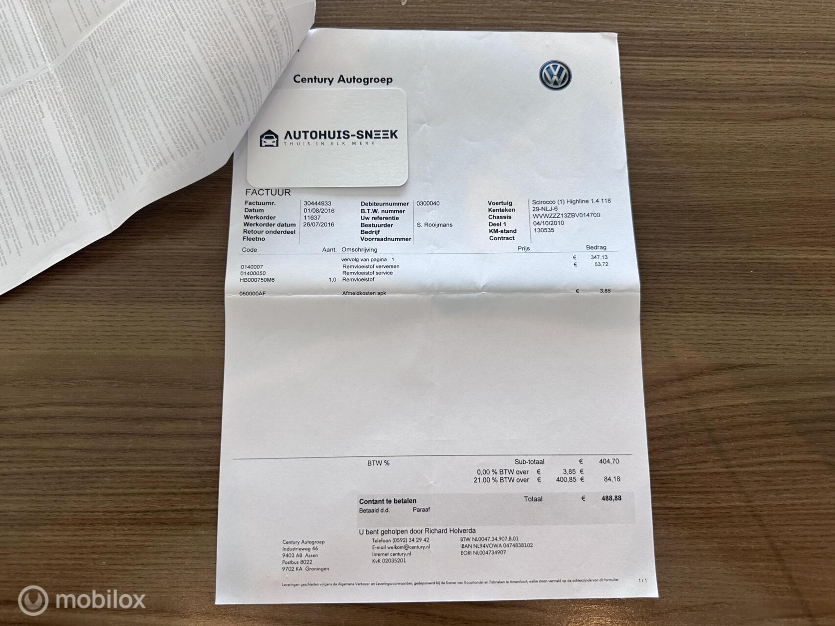 Foto van Volkswagen Scirocco