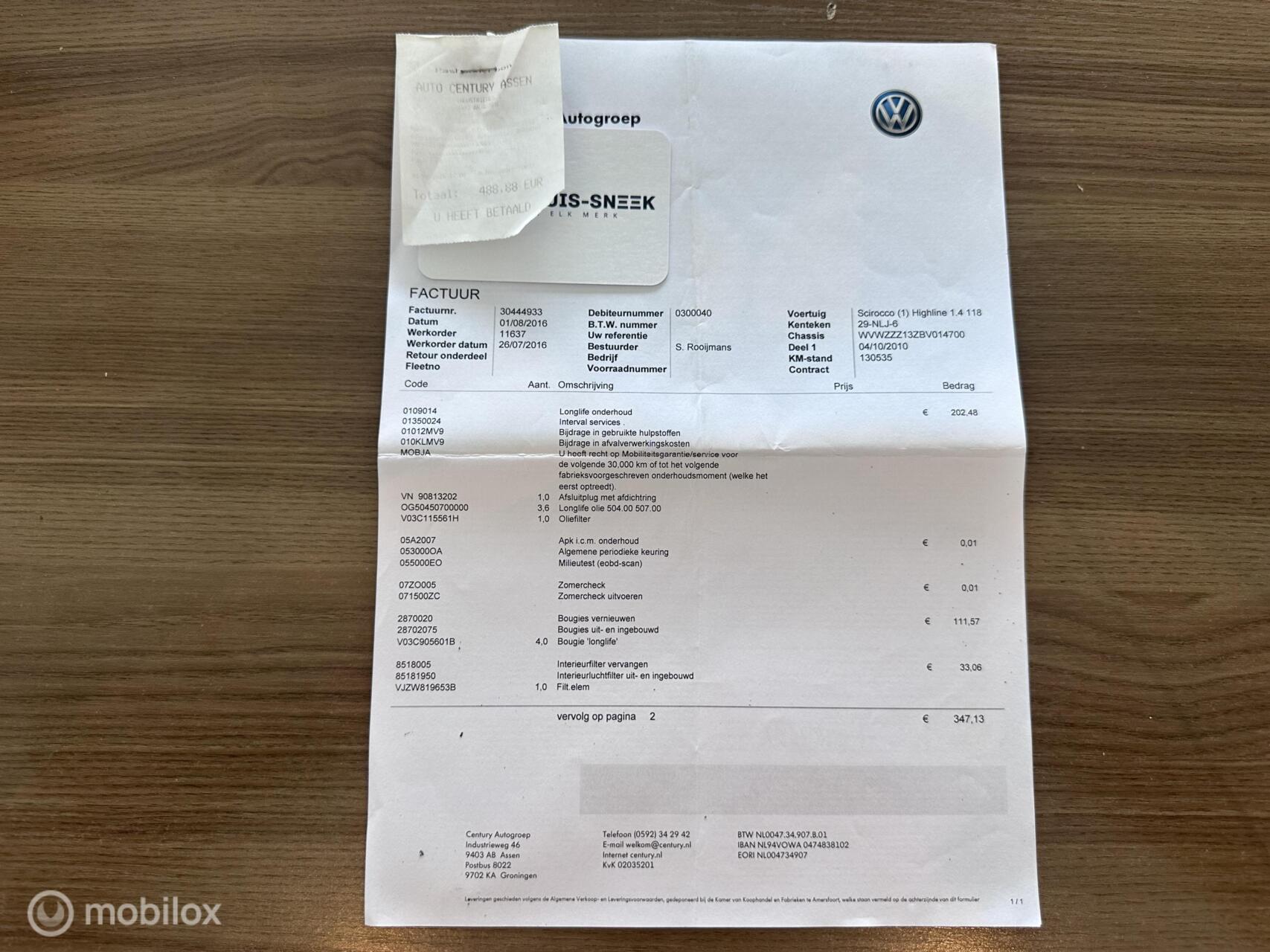 Foto van Volkswagen Scirocco