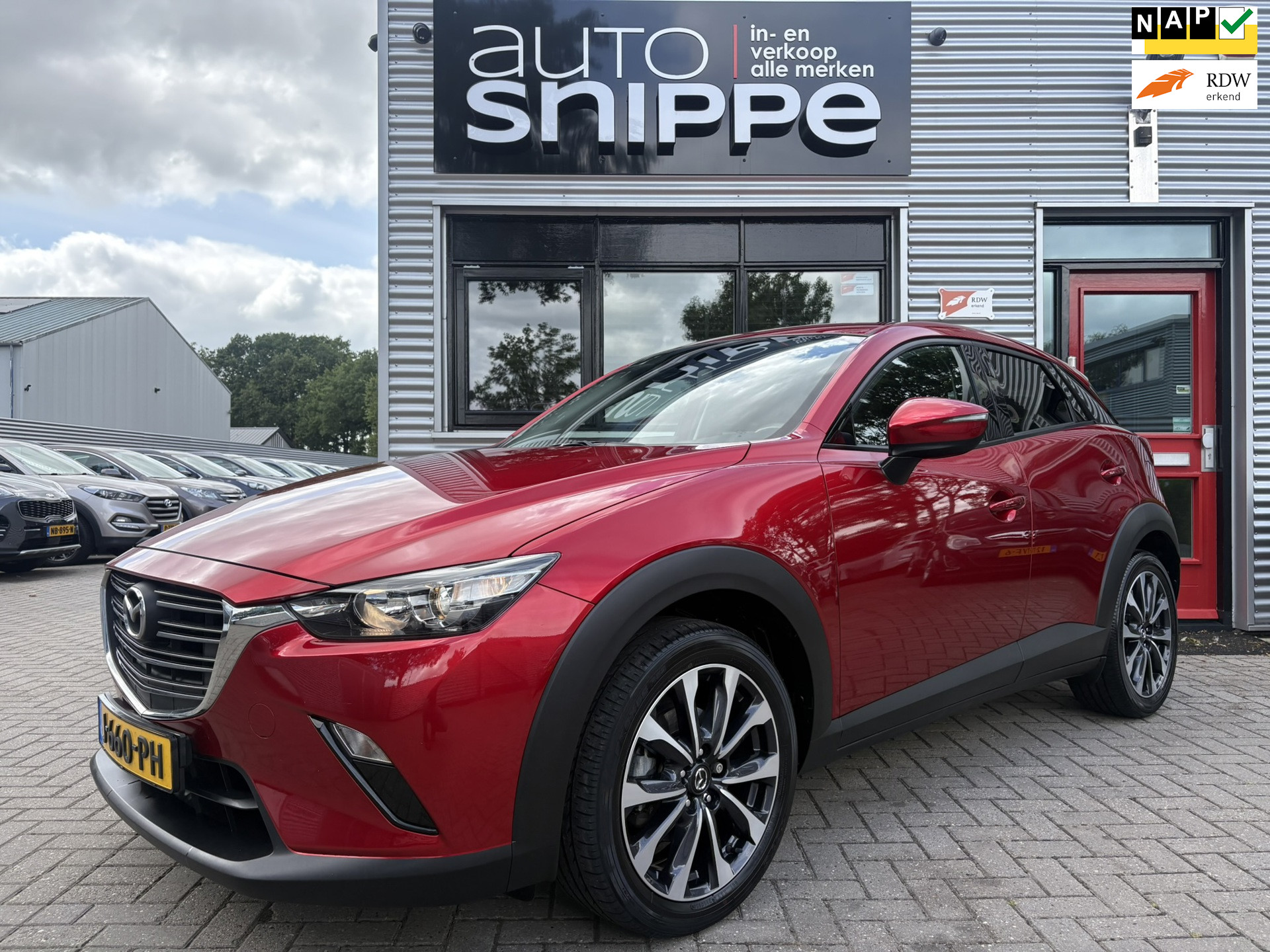 Mazda Mazda Cx-3 2.0 SkyActiv-G 121 Sportive -1STE EIGENAAR!-DEALER ONDERHOUDEN!-STOELVERWARMING-DAB+-CRUISECONTROL-ORIGINEEL NEDERLANDS 2020 - voorkant