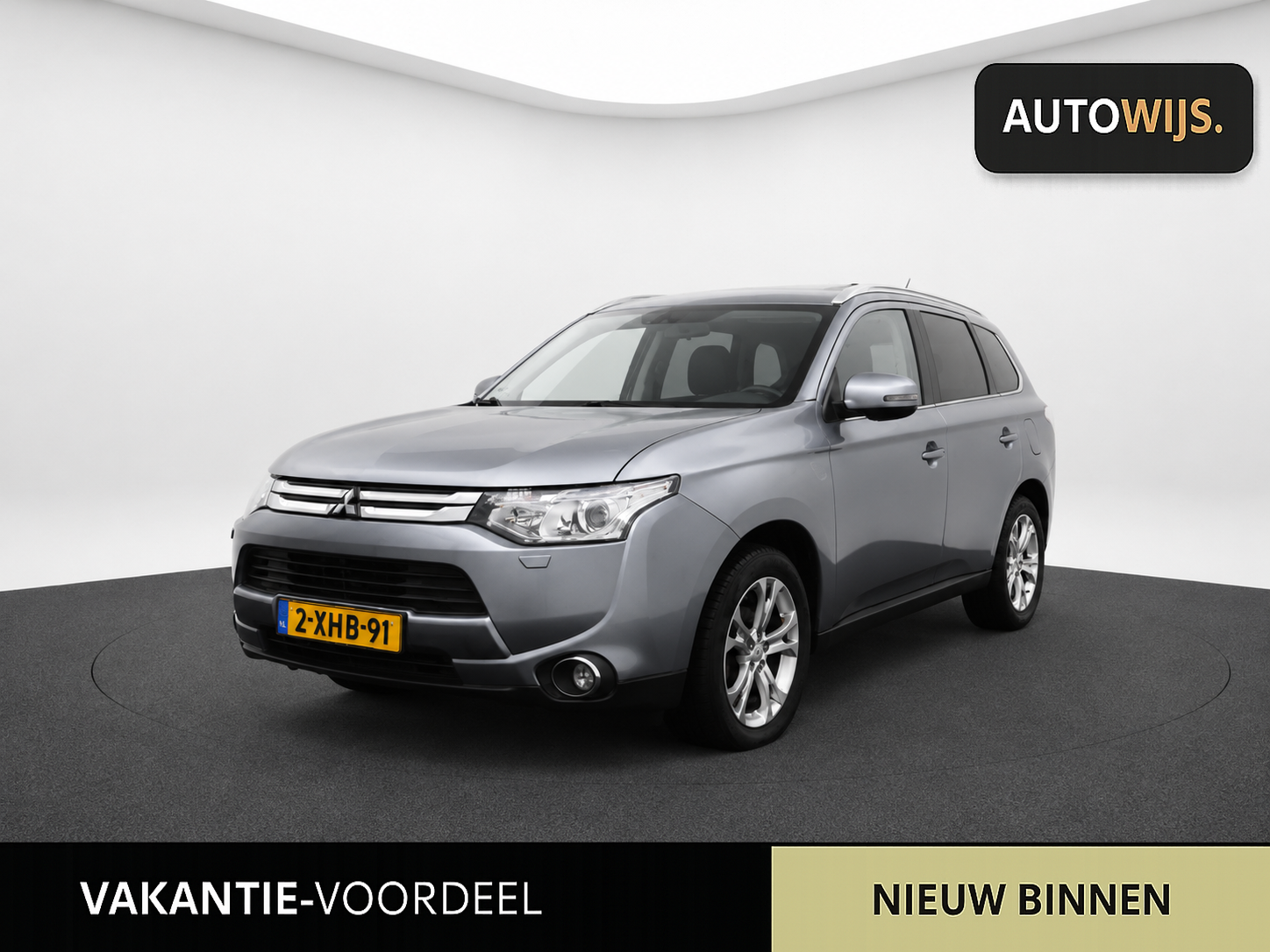 Mitsubishi Mitsubishi Outlander 2.0 Instyle+|7-PERSOONS|AUT|LEDER|AUT|CAMERA|NL AUTO|TREKHAAK|PANO 2014 - voorkant