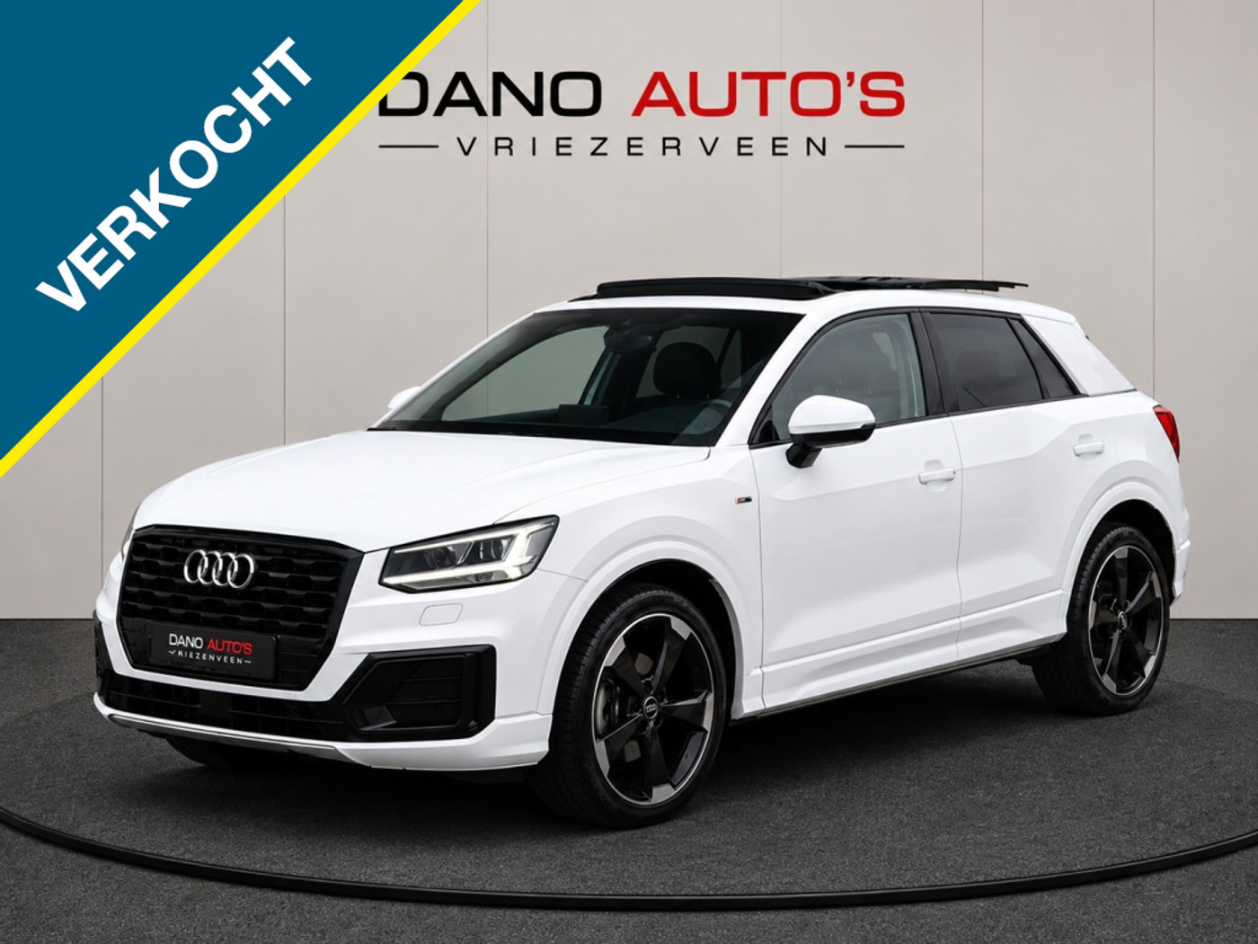 Audi Q2 1.4 TFSI CoD Sport S-Line Pano/B&O/Leer/Trekhaak 2017 - voorkant