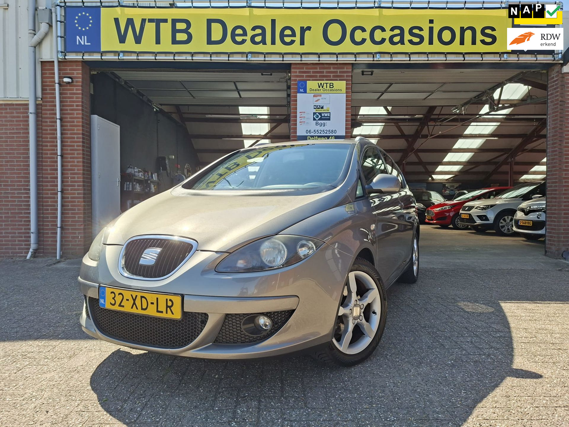 Seat Altea XL 2.0 FSI Stylance, Automaat !, Trekhaak, Airco, Dealer o.h. 2007 - voorkant