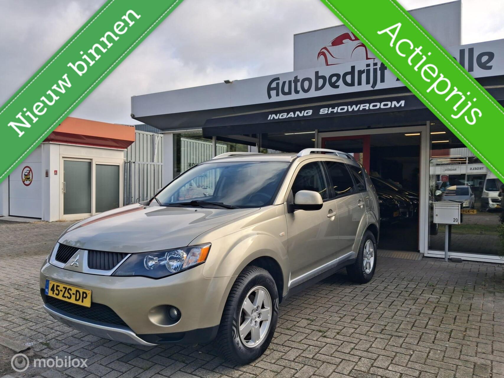 Mitsubishi Mitsubishi Outlander 2.4|2WD|7 PERS|LEDER|DEALER ONDERHOUDEN 2008 - voorkant