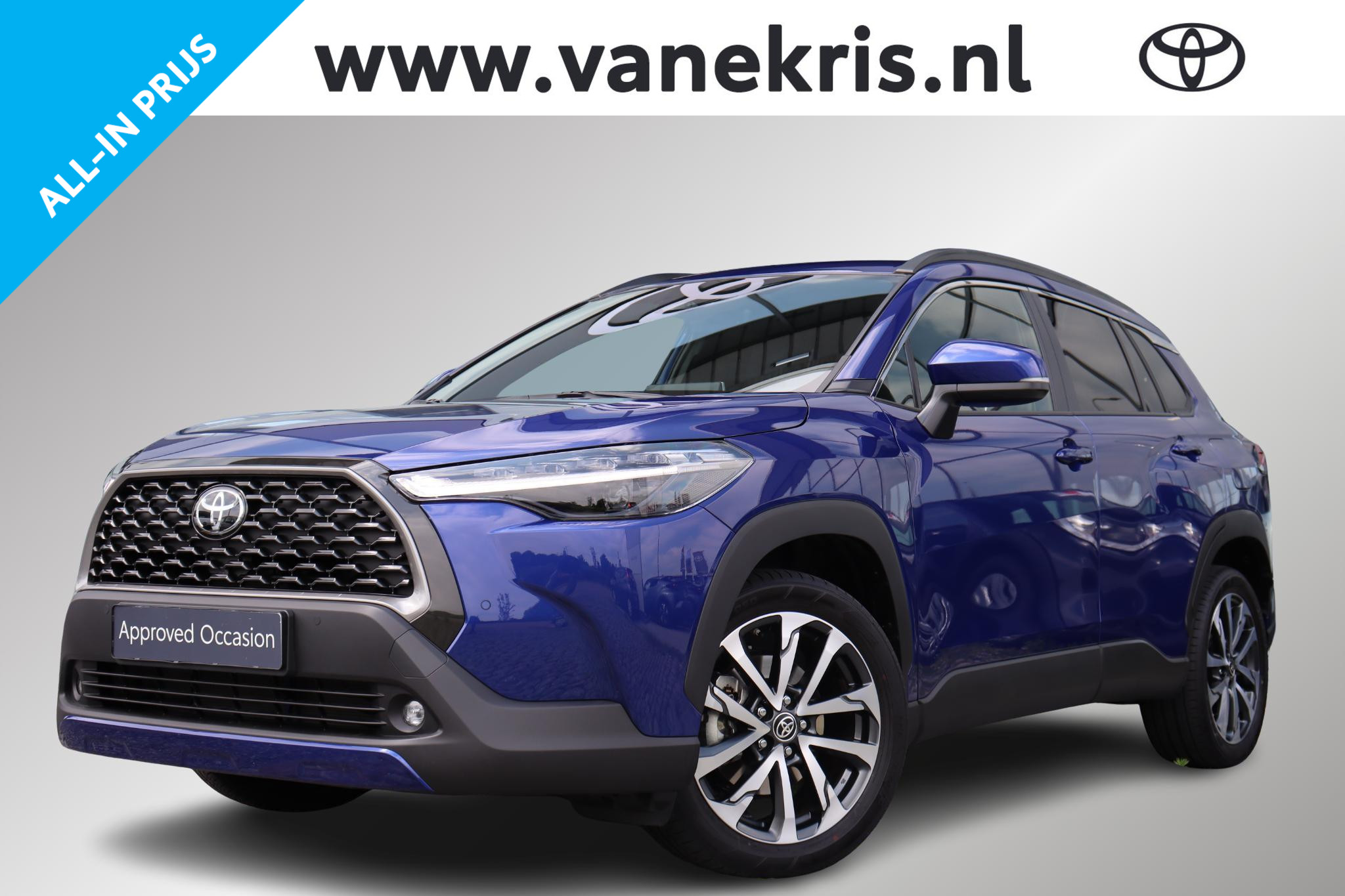 Toyota Toyota Corolla Hybrid 140 Style, Apple Carplay / Android Auto, 2024 - voorkant