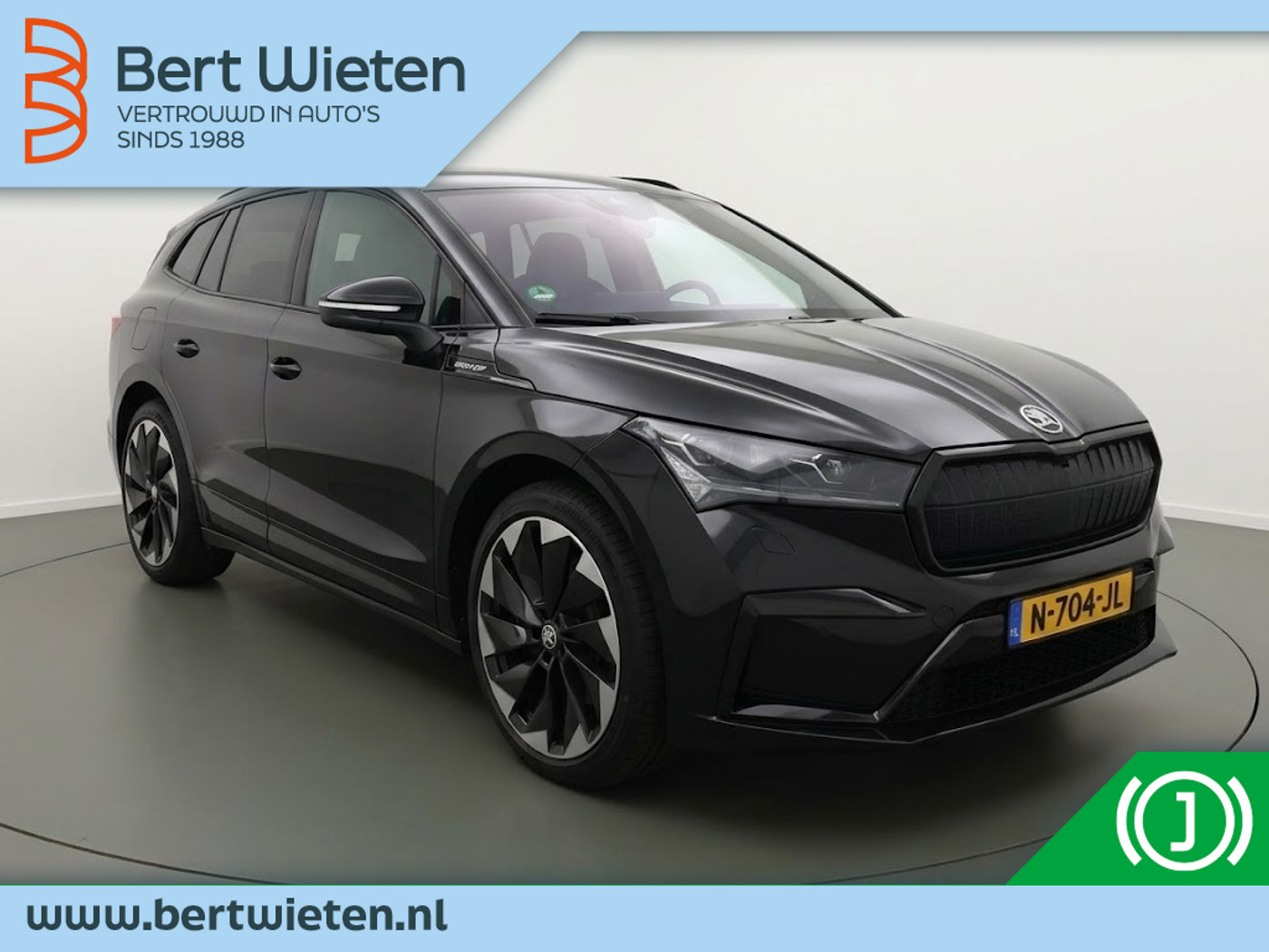 Skoda Enyaq 60 60 Sportline | Geen import | Trekhaak | Camera | BlackPack 2021 - voorkant