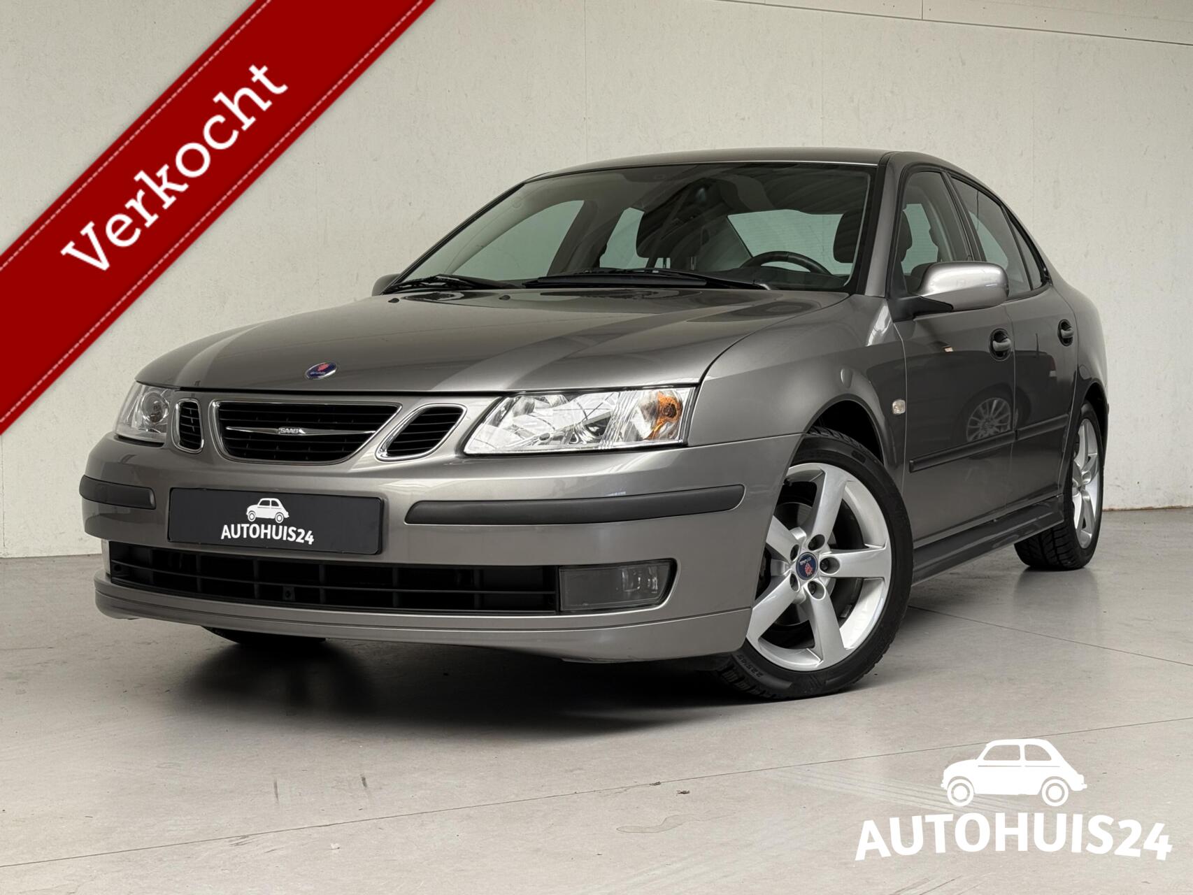 Saab Saab 9-3 2.0t Vector UNIEK! NL-AUTO 2003 - voorkant