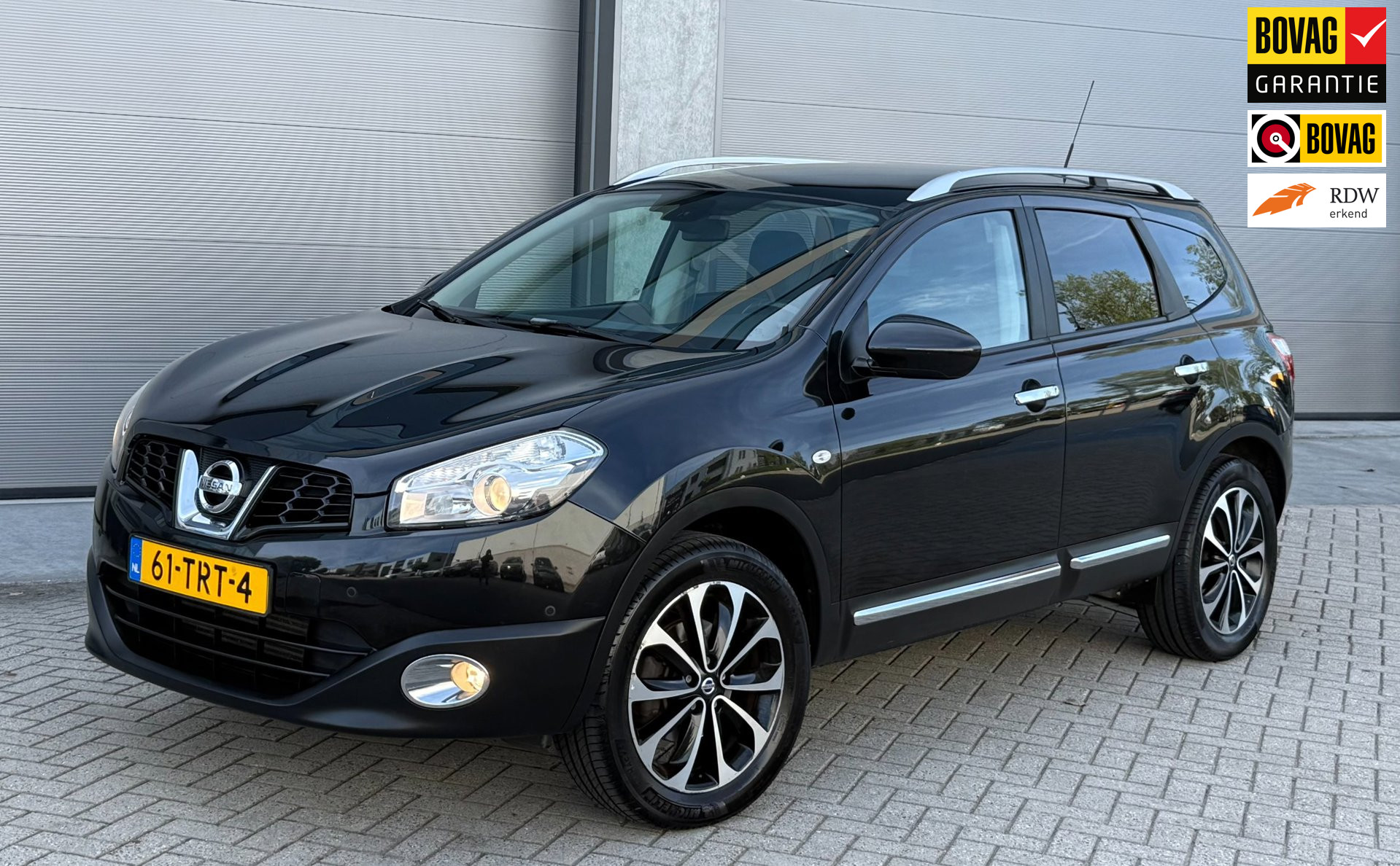 Nissan Nissan Qashqai+2 1.5dCi Connect Edition Zwart 2011 APK|NAP 2011 - voorkant