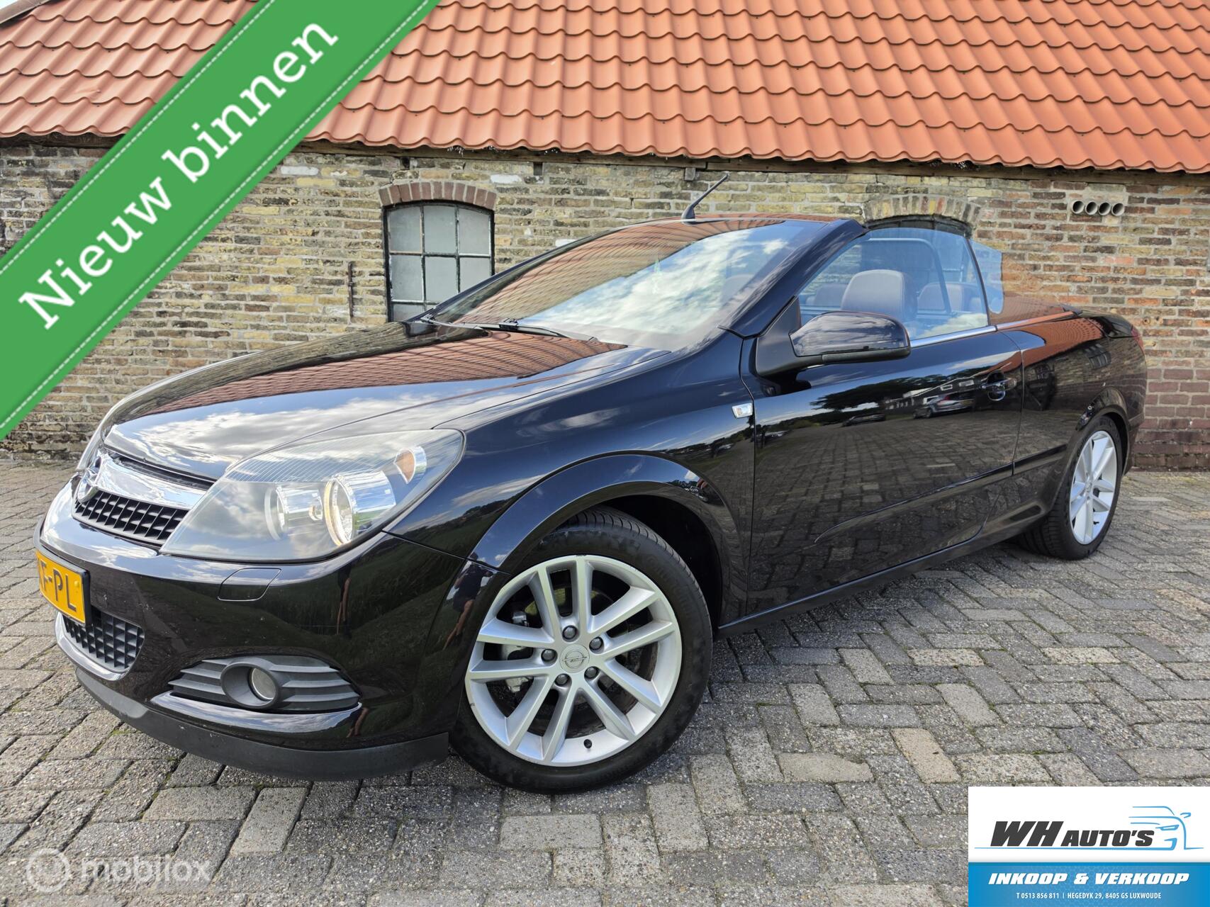 Opel Astra Twin Top 1.8 Temptation | bruin leer! 2007 - voorkant