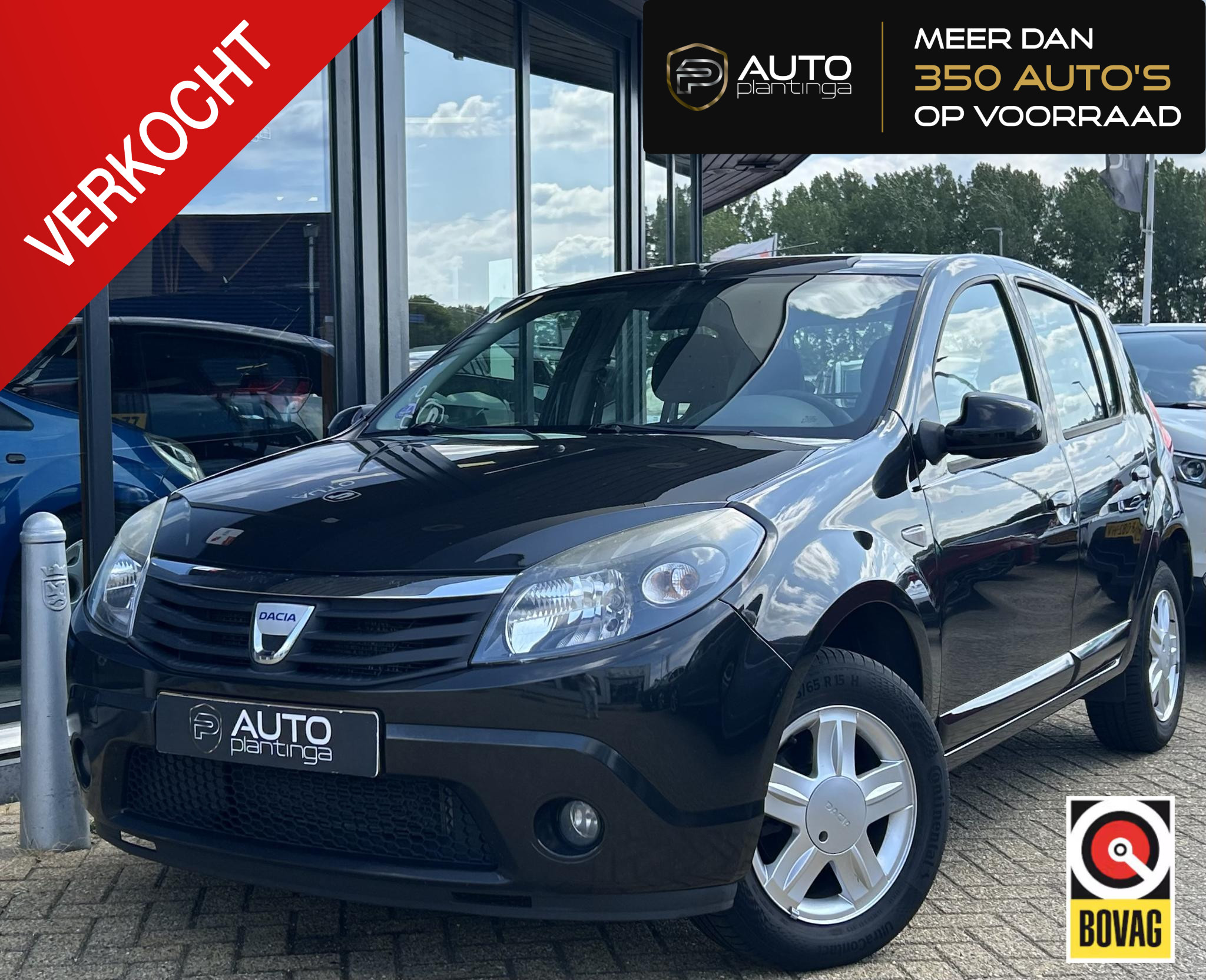 Dacia Sandero 1.2 Blackline 2011 - voorkant