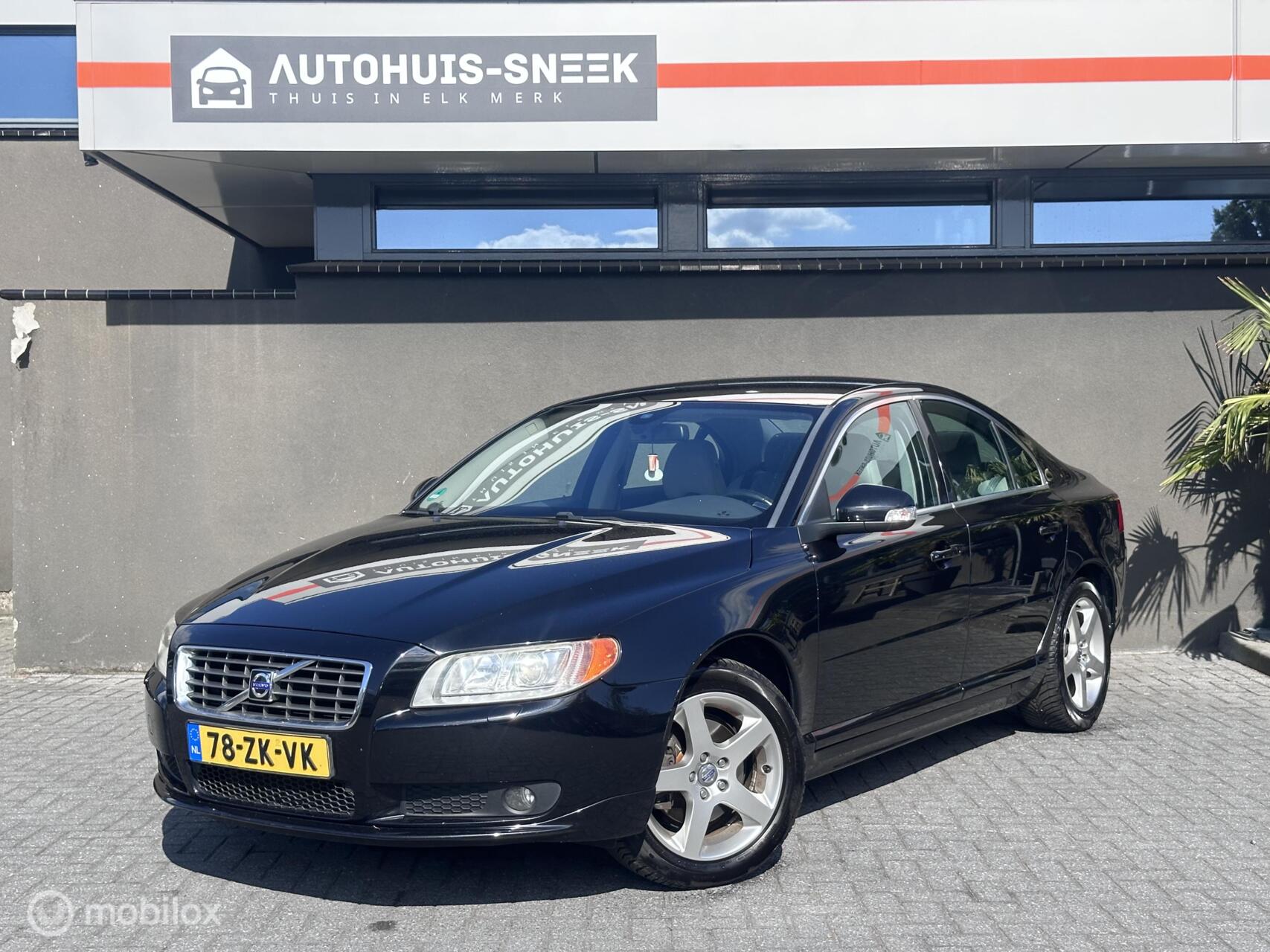 Volvo S80 2.5 T | Leer | Cruise | Stoelverwarming | Trekhaak 2008 - voorkant