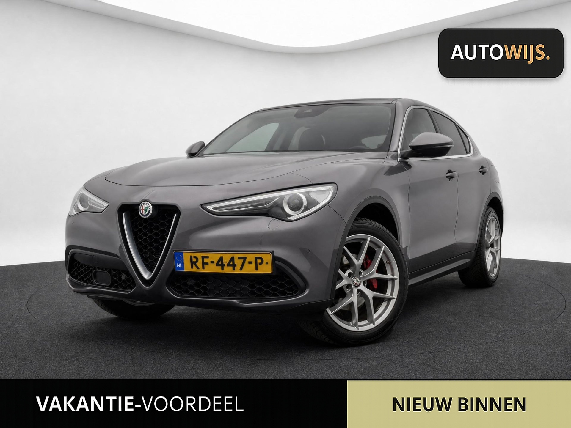 Alfa Romeo Stelvio 2.0 T AWD First Edition|PANO|CAMERA|LEDER|NL-AUTO|GOED ONDERHOUDEN 2017 - voorkant