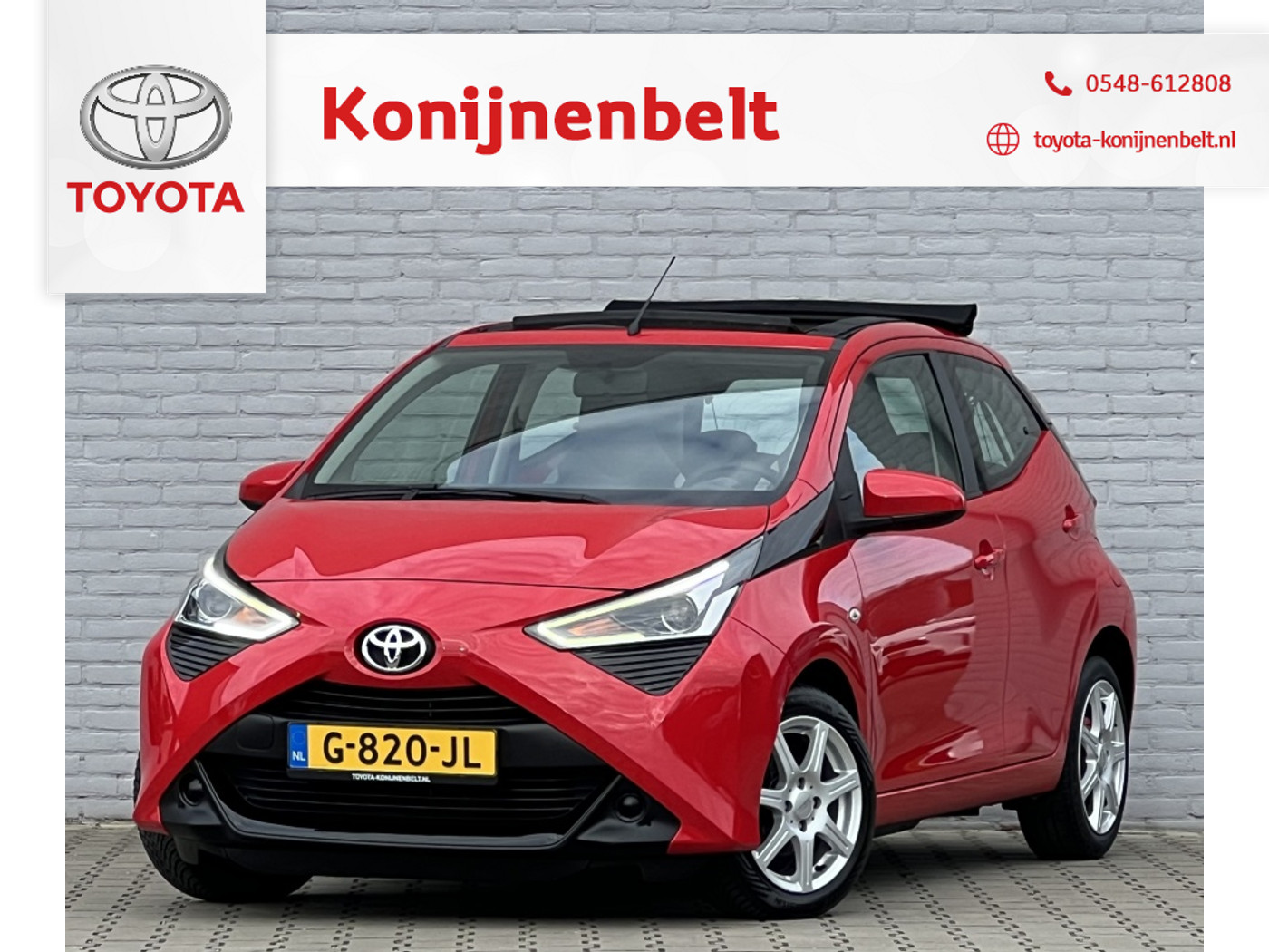 Toyota Aygo 1.0 VVT-i x-play limited 2019 - voorkant