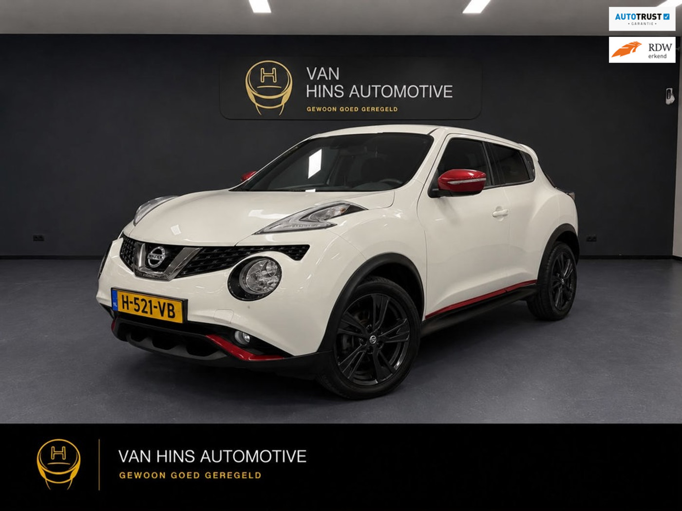 Nissan Nissan Juke 1.2 DIG-T S/S Tekna |Camera | Navigatie | Keyless | Cruise Control |Bluetooth | Full option| NAP | Garantie. 2018 - voorkant