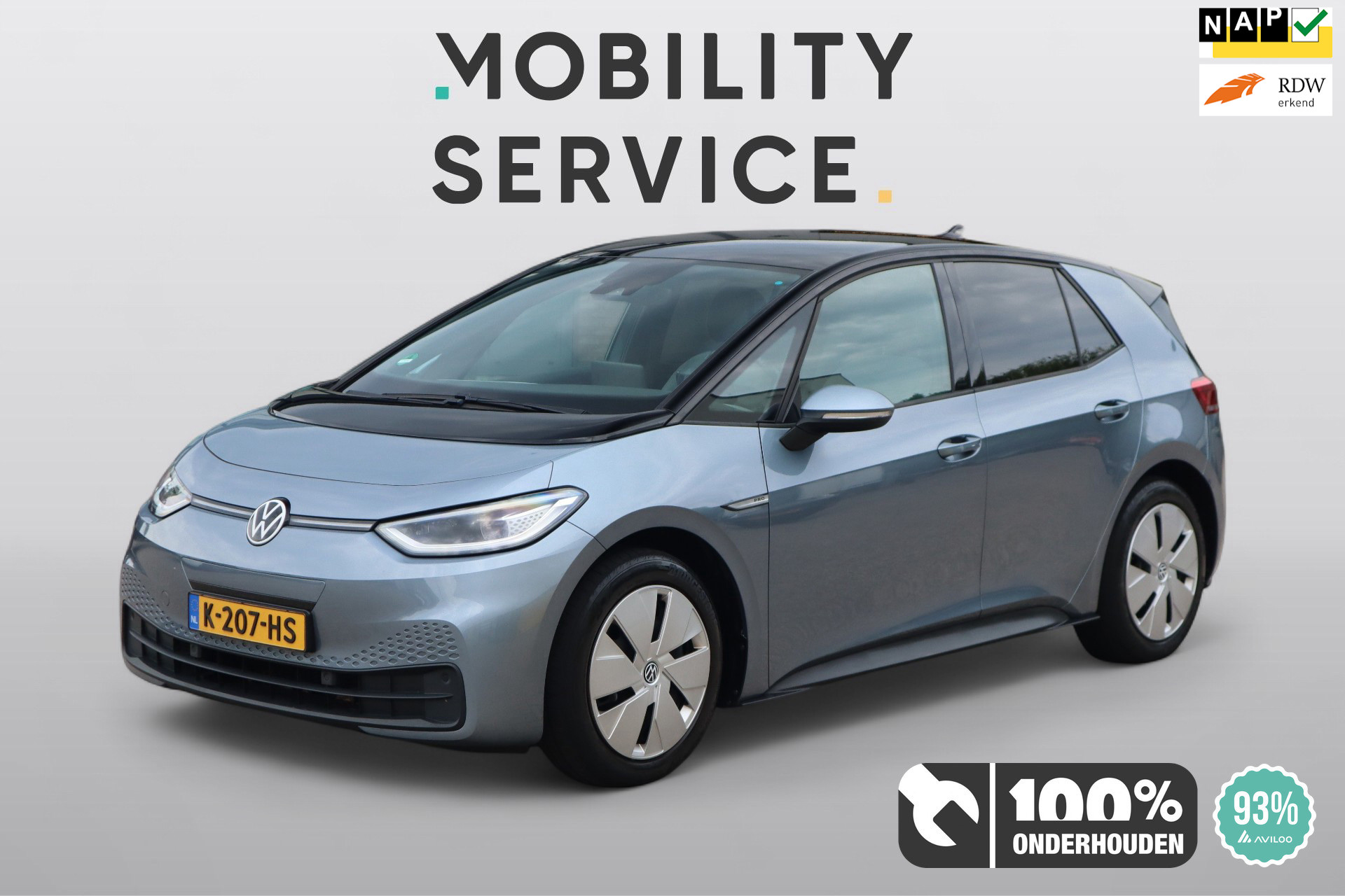 Volkswagen Id.3 Pro 150 KW Business 58 kWh SOH93% Pro Clima Matrix CarPlay 2020 - voorkant