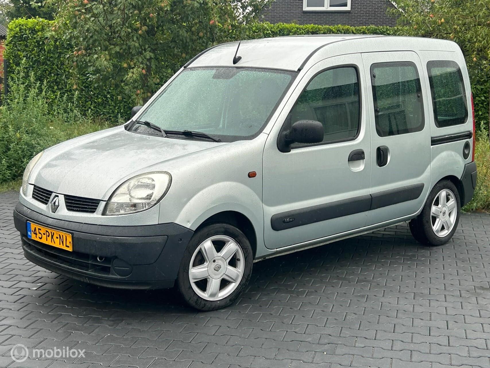 Renault Kangoo 1.6-16V Alizé Airco, milieuzone vrij 2004 - voorkant