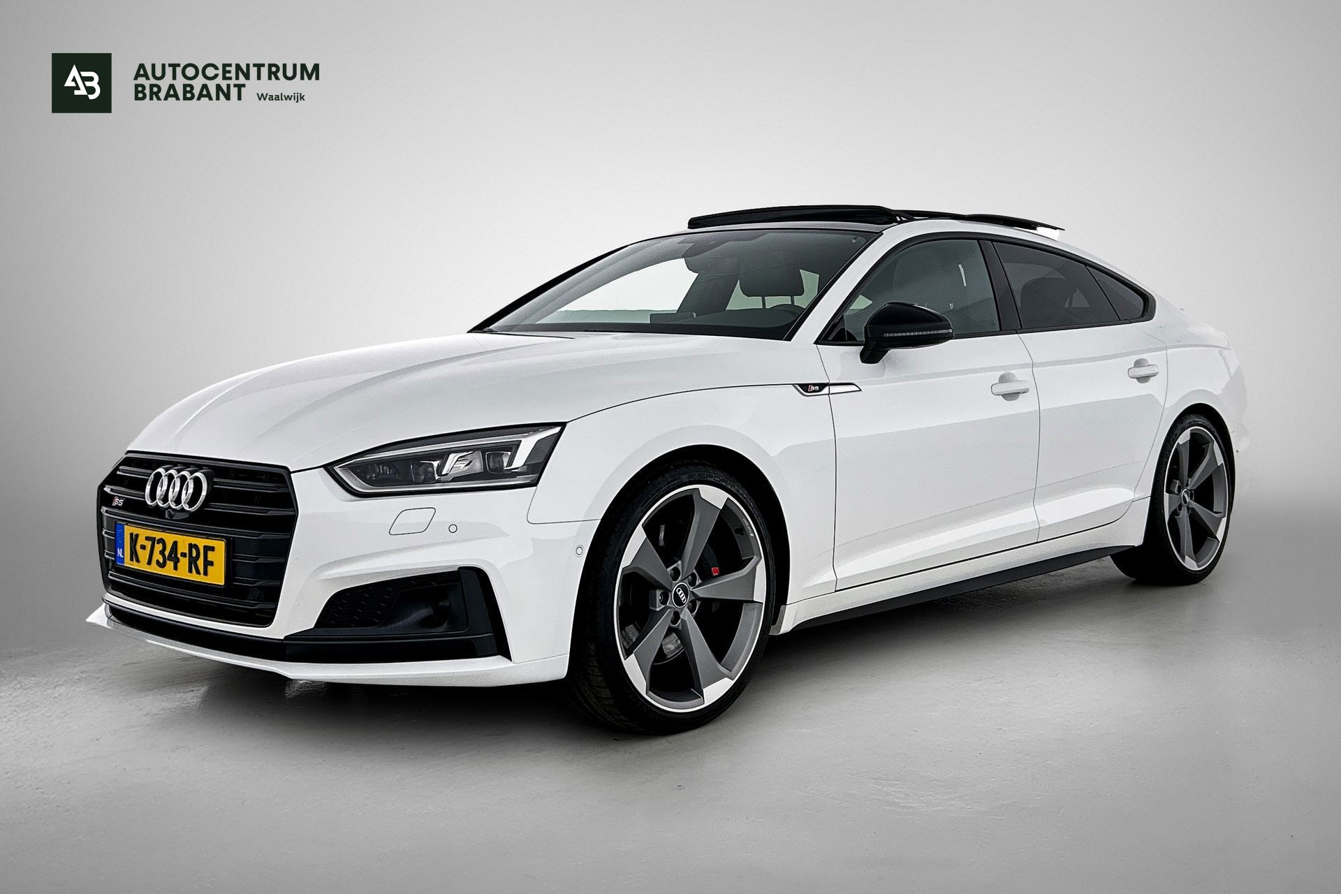 Audi S5 Sportback 3.0 TFSI S5 quattro Pro Line Plus (Goed OndH, Panorama, B&O, Trekhaak, Camera, Navi, Addapt Cruise, Etc) 2018 - voorkant