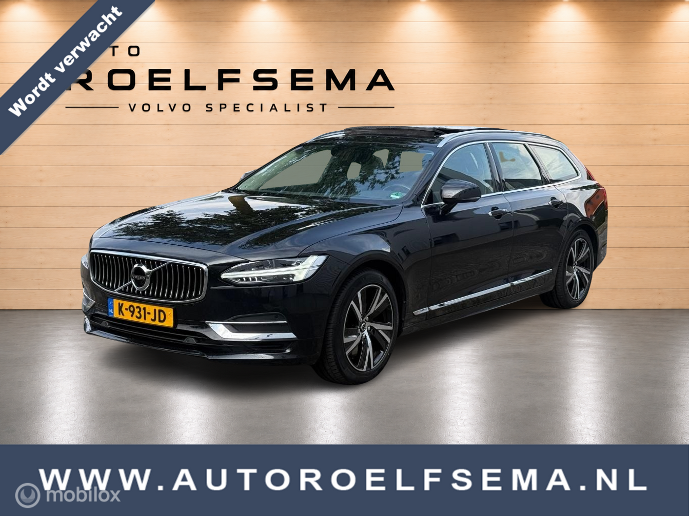 Volvo V90 2.0 T4 Business Luxury+ | Massage | Panoramadak | BLISS | Adaptive Cruise | Camera | Head Up | Keyless | Harman Kardon | Geventileerde Stoelen 2021 - voorkant