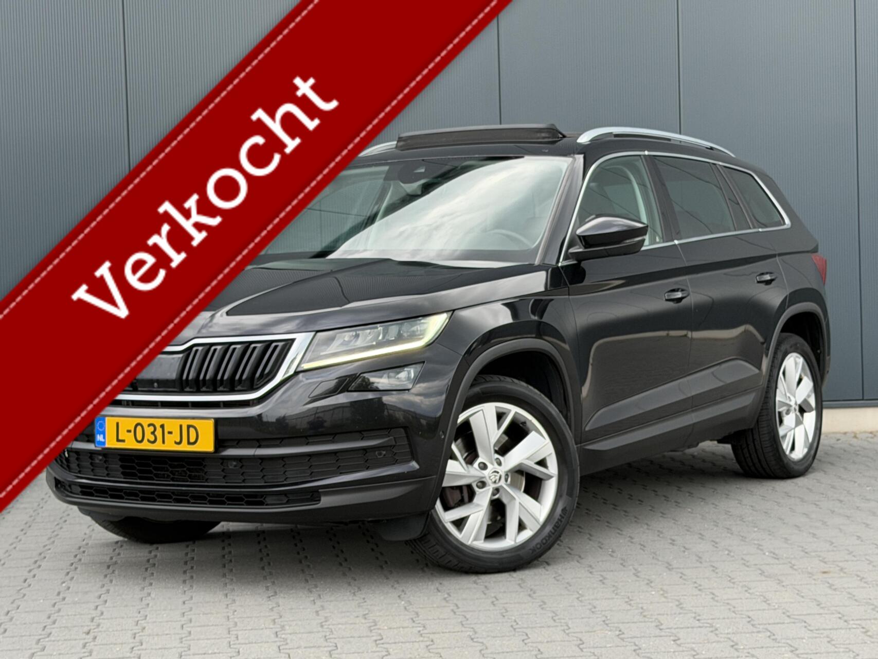 Skoda Kodiaq 2.0 TSI 4x4 7-Persoons - Leder - Pano - Led - Unieke Auto 2018 - voorkant