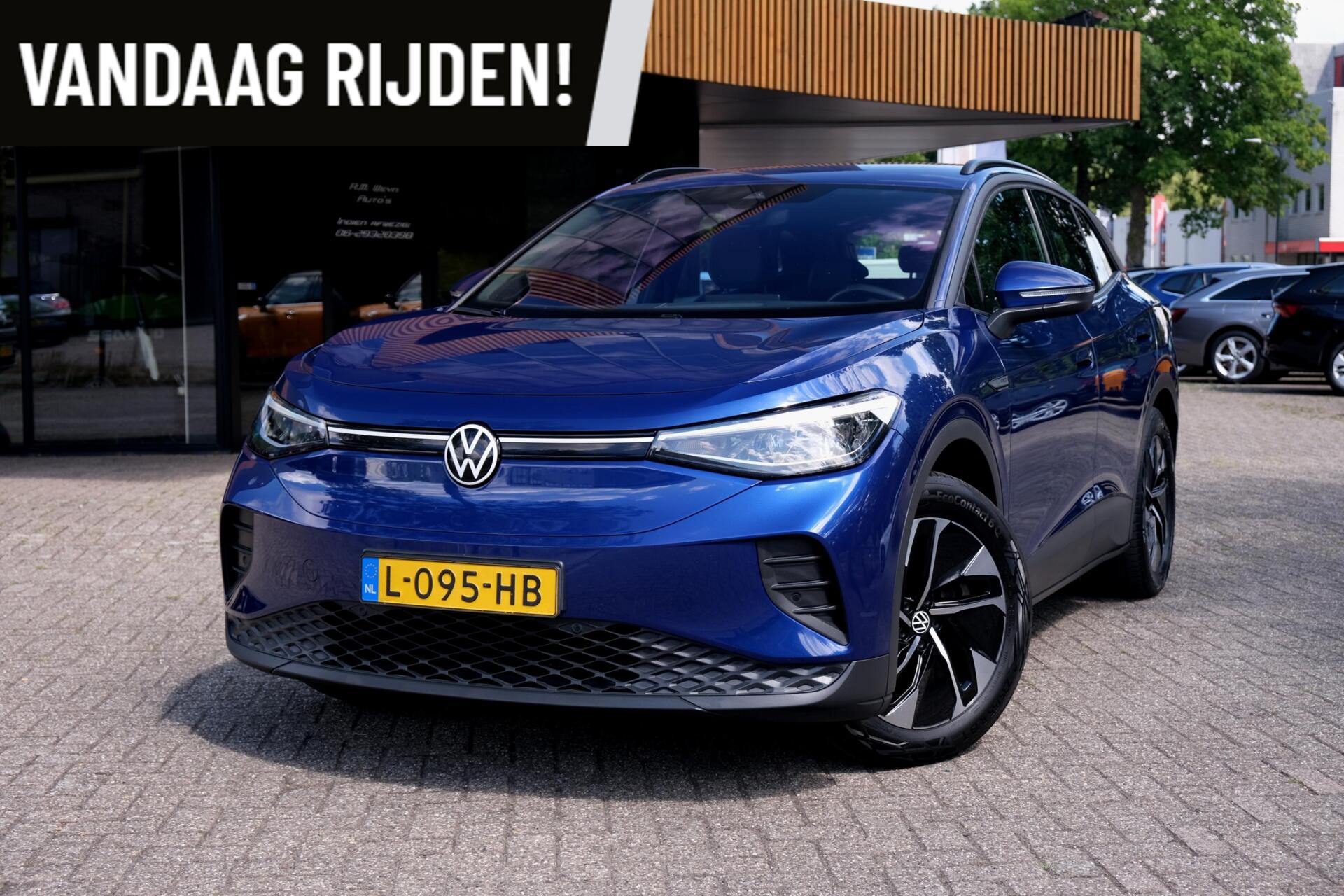 Volkswagen Id.4 Pro 150 KW First 77 kWh|Rijklaar!|SoH91%|ACC|Trekhaak|Stoel+Stuur verwarming|Carplay|AndroidAuto 2021 - voorkant