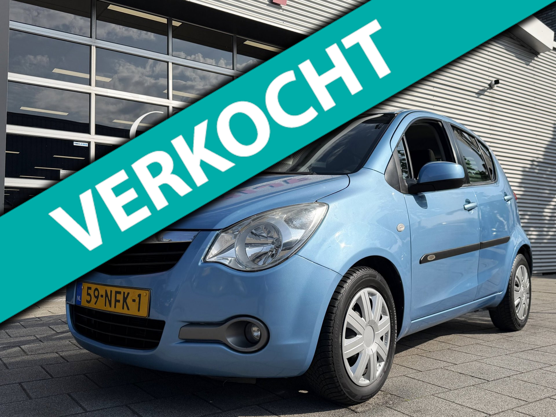 Opel Agila 1.2 Edition - Airco I Comfort pakket I Nwe APK 07-2027 I Dealer onderhouden 2010 - voorkant