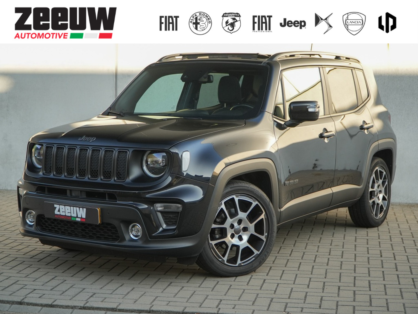 Jeep Renegade 1.3 Turbo 150 PK S | Pano | Leder | Trekhaak | LED | 19′ 2021 - voorkant