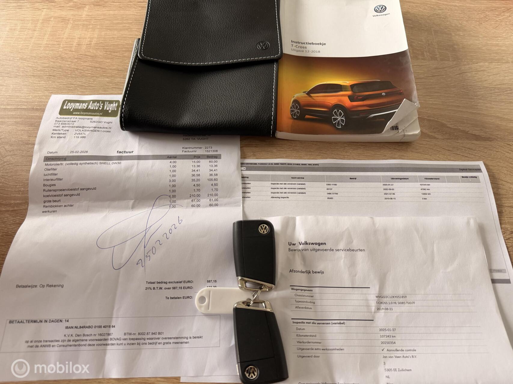 Foto van Volkswagen T-cross