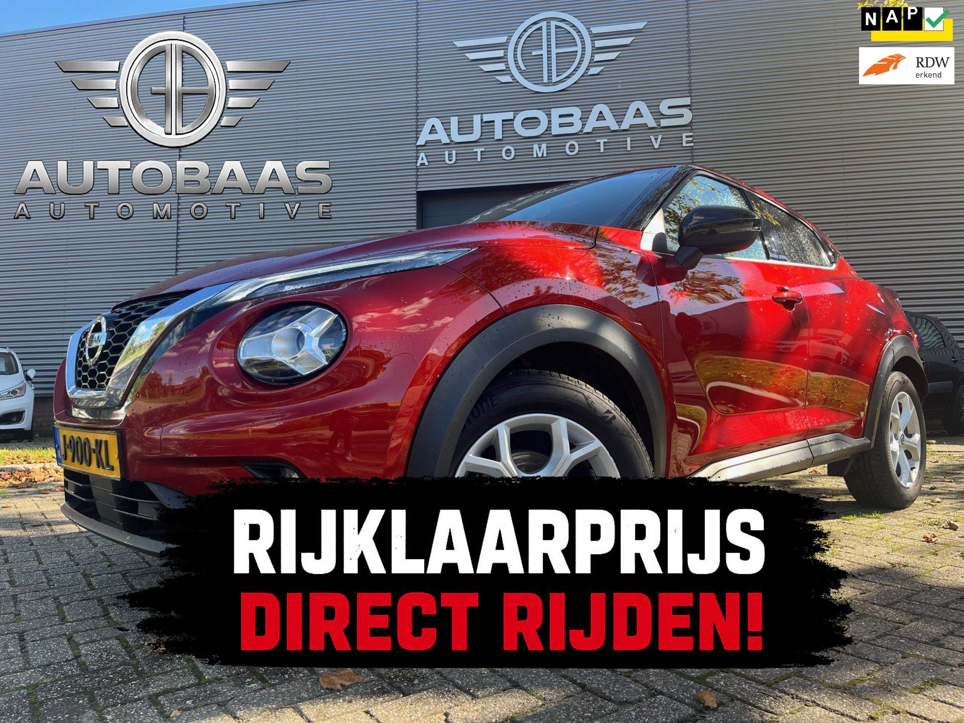 Nissan Nissan Juke 1.0 DIG-T N-Connecta *NW APK 03-2028*NW MODEL* NL-AUTO+NAP+1EIG+FULL LED+CAMERA+NAVI APPLE CARPLAY+CLIMATE CONTROL+BTW 2020 - voorkant