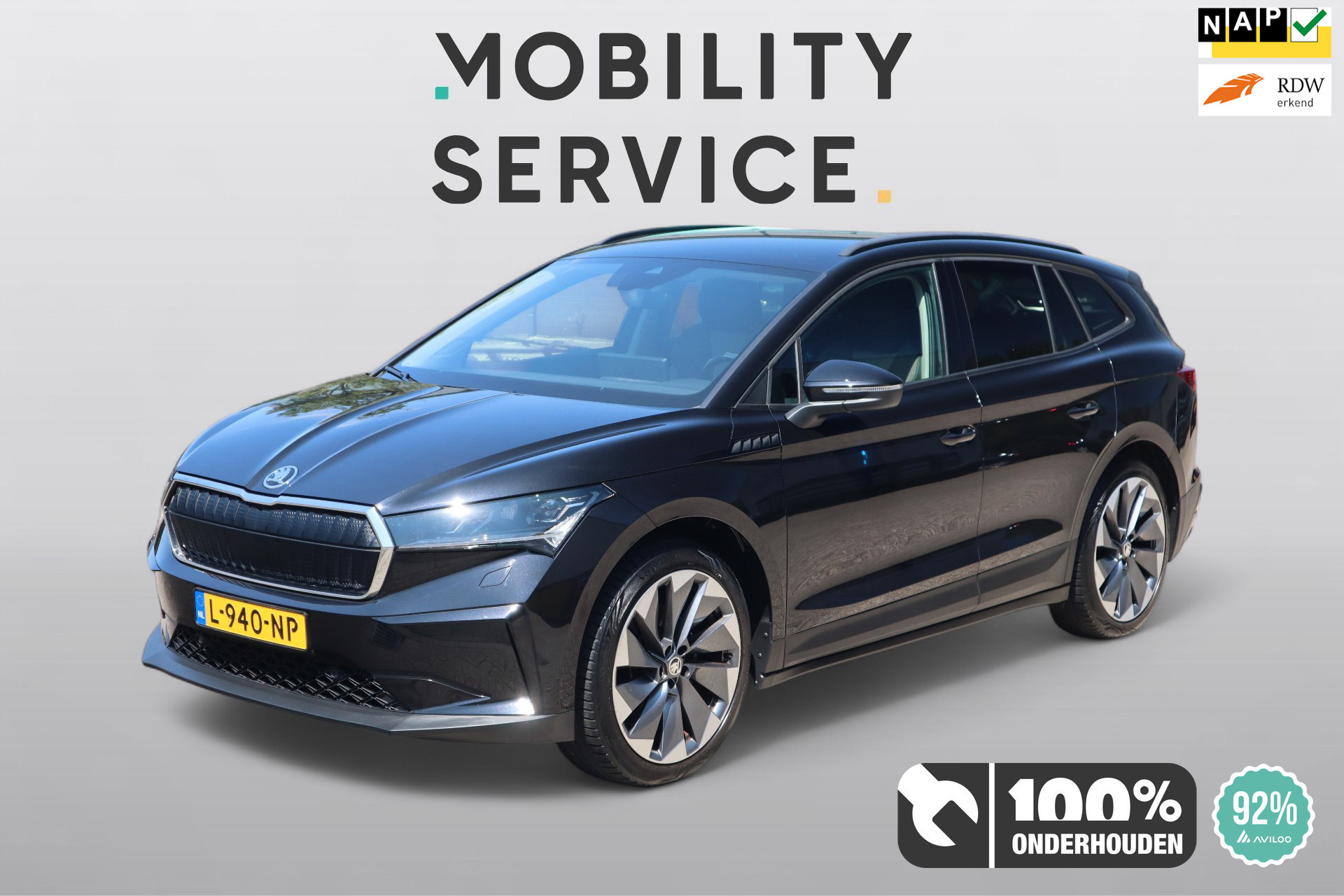 Skoda Enyaq 60 60 First Edition Matrix Cruise CarPlay ACC 2021 - voorkant