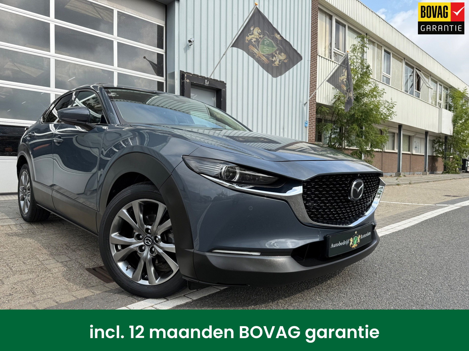 Mazda Mazda Cx-30 2.0 e-SkyActiv-X M Hybrid Luxury 360º/LEER/PANO 2021 - voorkant