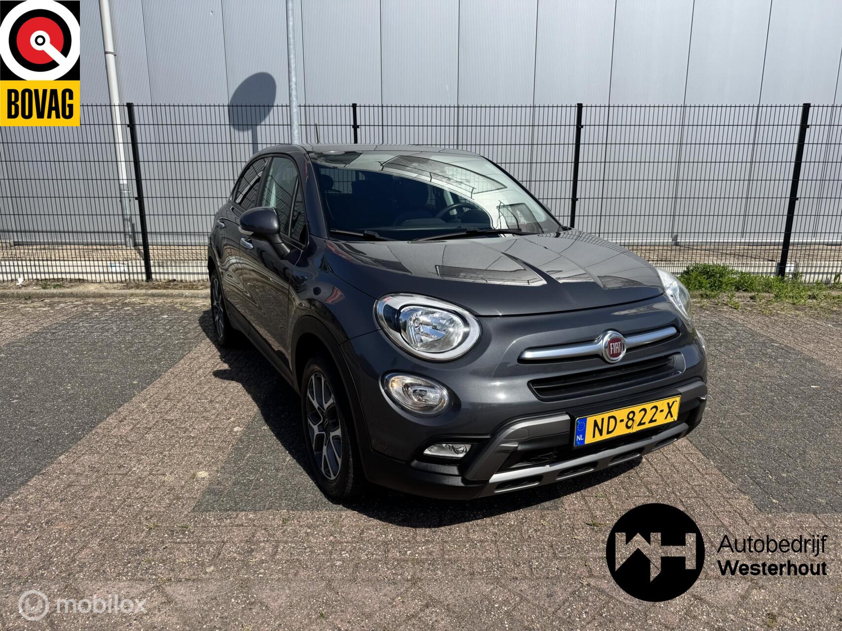 Fiat Fiat 500x 1.4 Turbo MultiAir NWE APK|PANORAMADAK|NAVI 2017 - voorkant