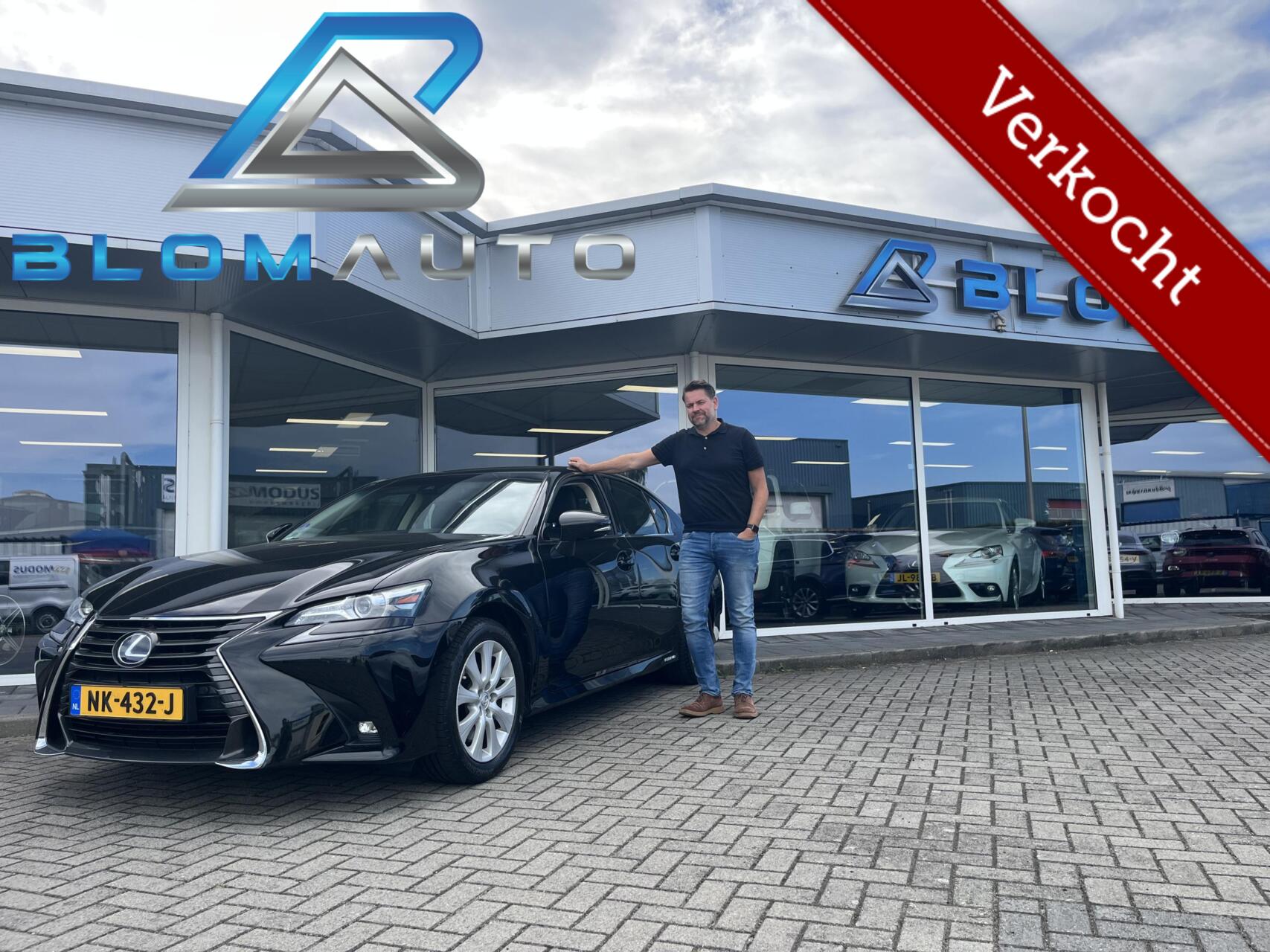 Lexus Lexus Gs300h 300h Luxury Line DEALER OH STOELVENTILATIE+LED+ACC 2016 - voorkant