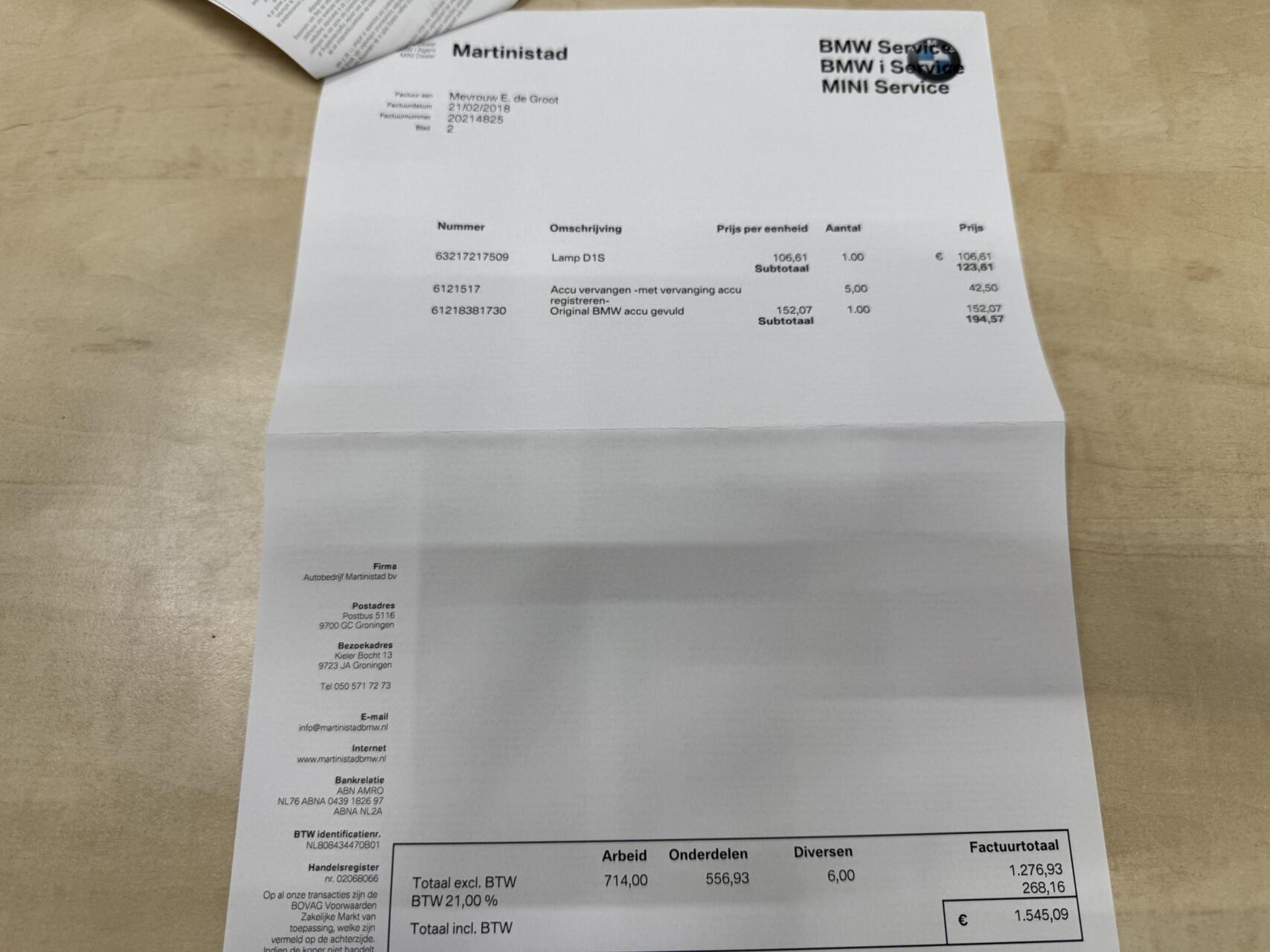 Foto van BMW 1er Reihe