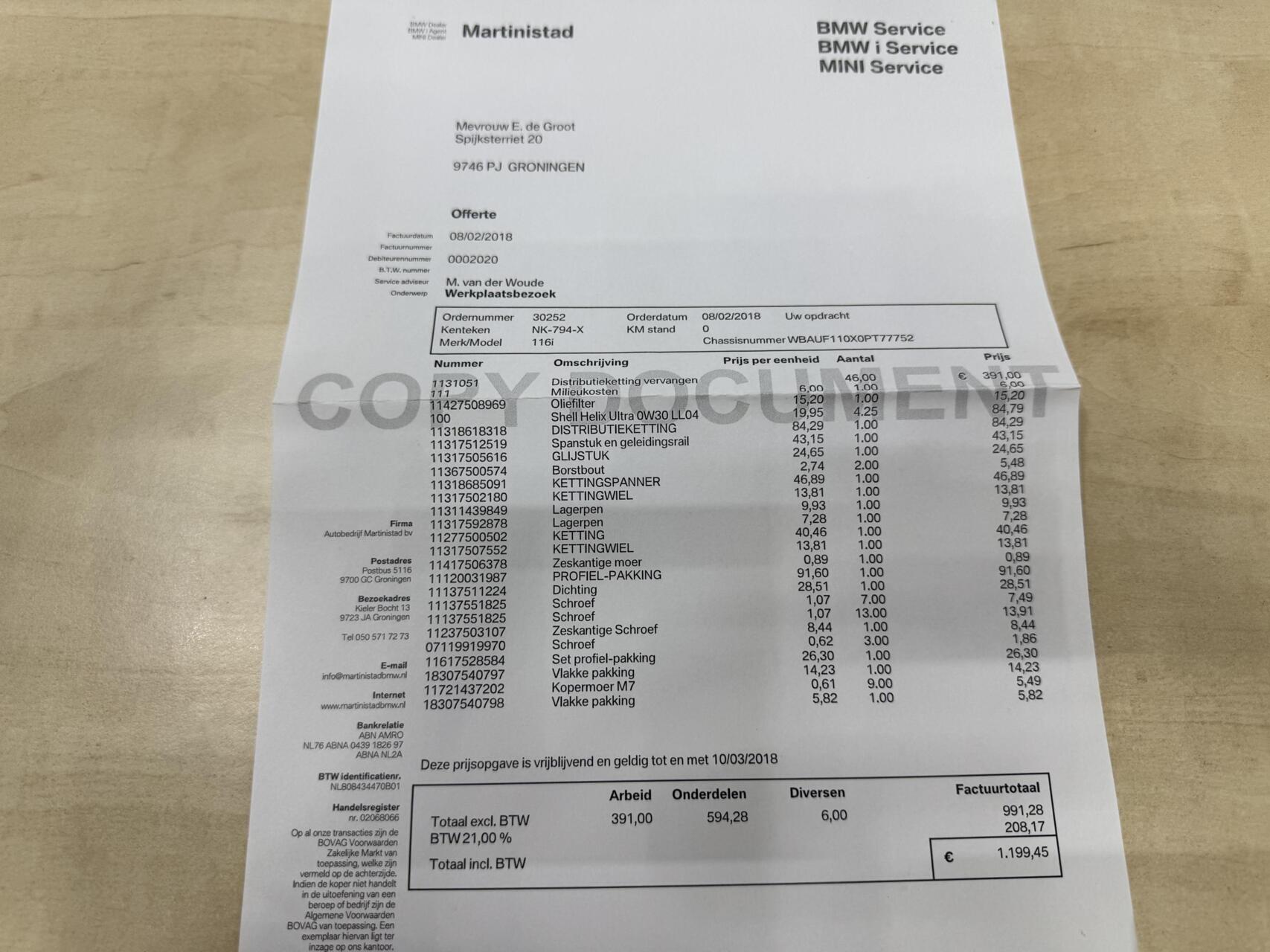 Foto van BMW 1er Reihe