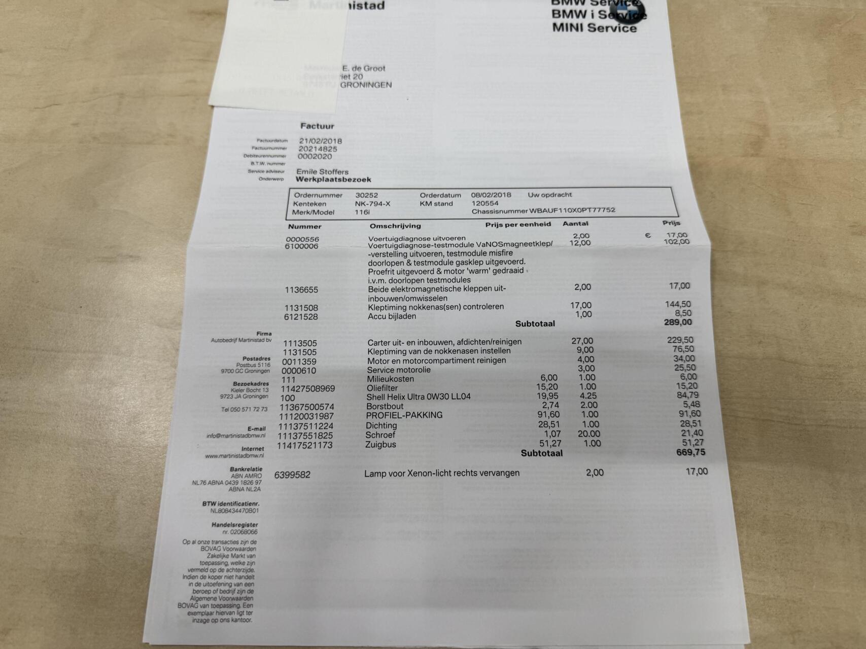 Foto van BMW 1er Reihe