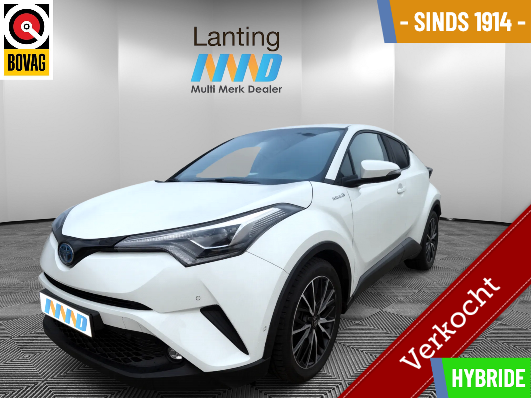 Toyota Toyota C-hr 1.8 Hybrid Premium 2017 - voorkant