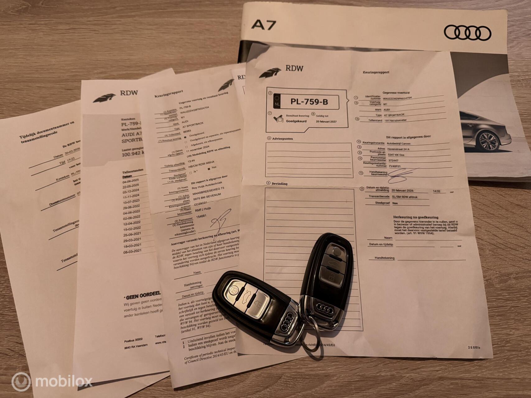 Foto van Audi A7 Sportback