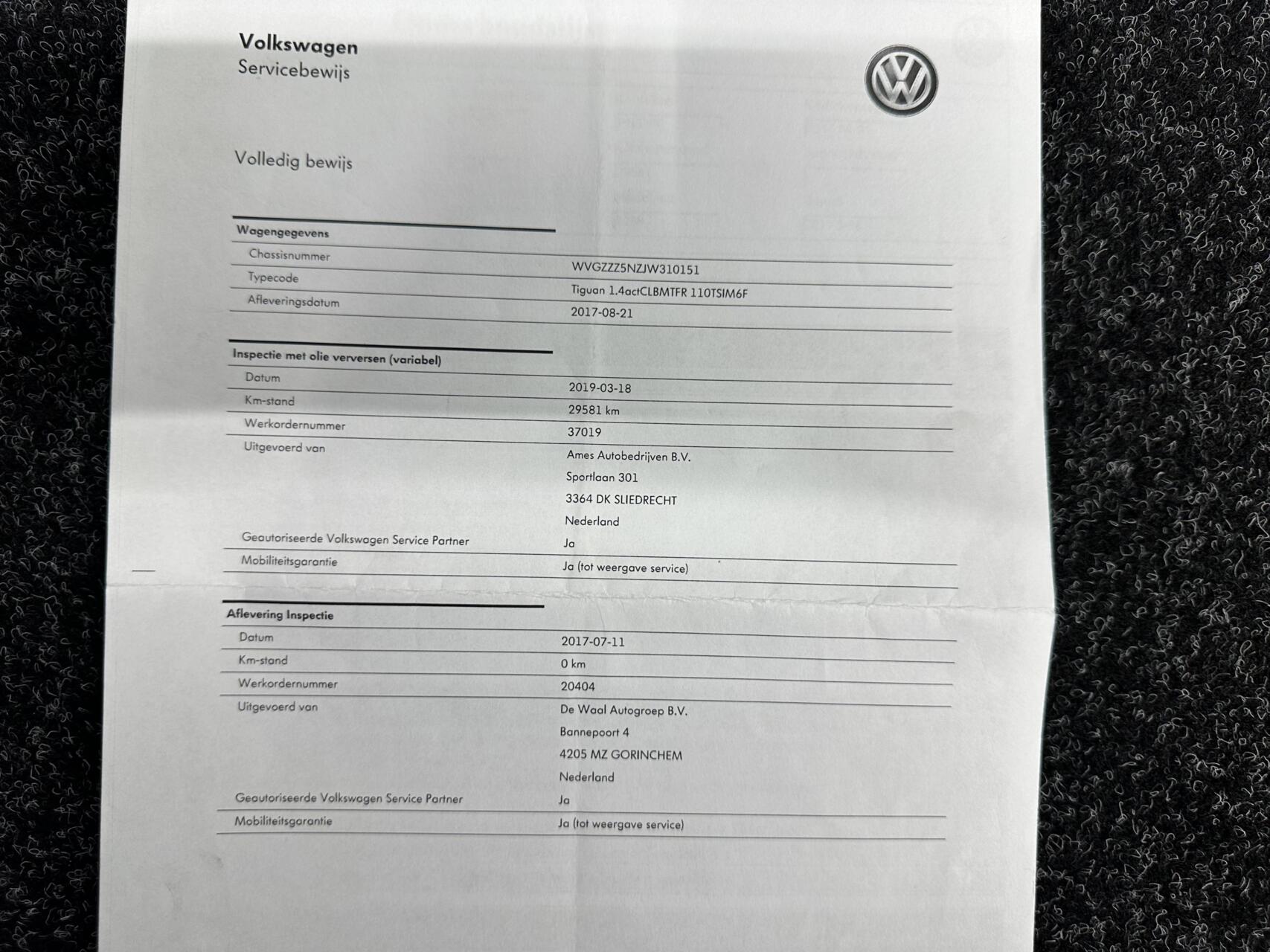 Foto van Volkswagen Tiguan