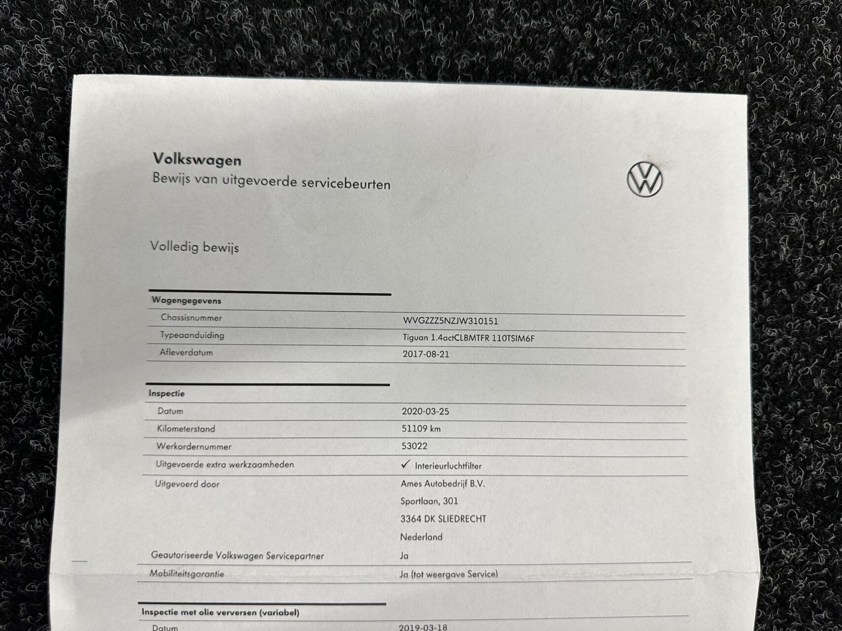 Foto van Volkswagen Tiguan
