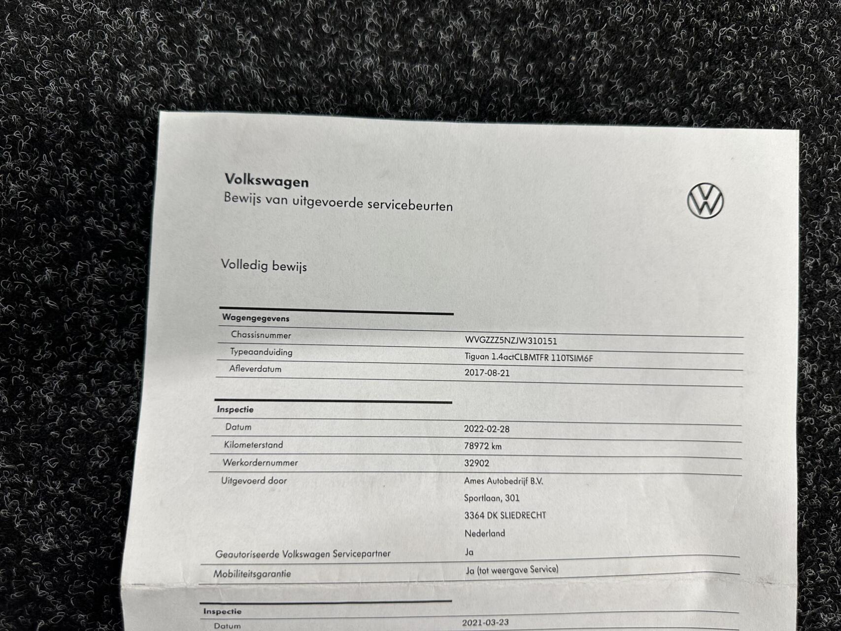 Foto van Volkswagen Tiguan