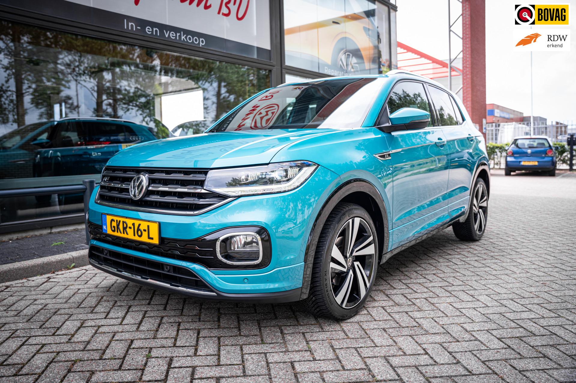 Volkswagen T-cross 1.0 TSI 116pk R-line  | LED | Carplay | Camera | Virtual cockpit | Navigatie |  Adaptieve cruise | 2019 - voorkant