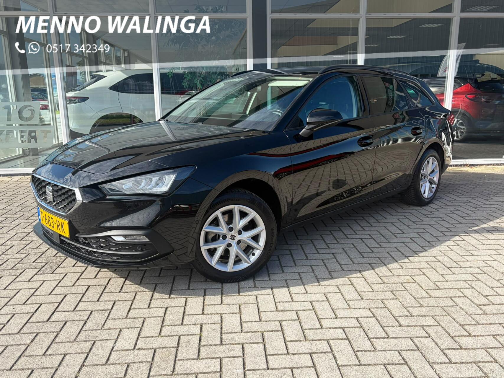Seat Seat Leon SP 1.0 EcoTSI Style Business Intense|Automaat|Inklapbare Trekhaak|Camera|Apple Carplay+Android Auto 2023 - voorkant