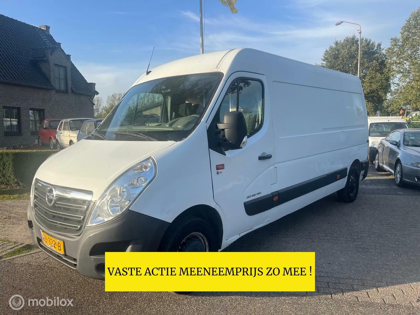 Opel Movano 2.3 CDTI L3H3 MAXI XXL, VASTE PRIJS ZO MEE !!! 2012 - voorkant