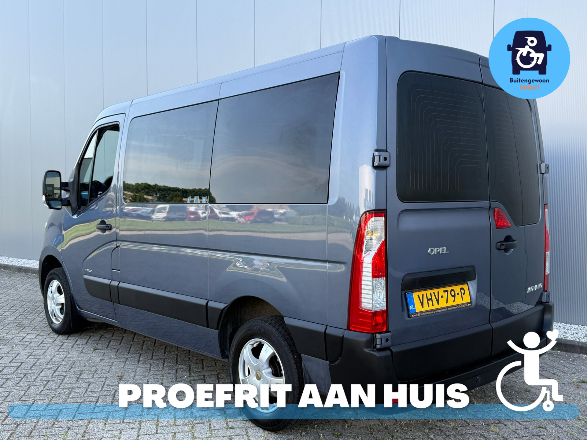 Opel Movano 2.3 Rolstoelbus Meerijder Airco Automaat 2012 - voorkant
