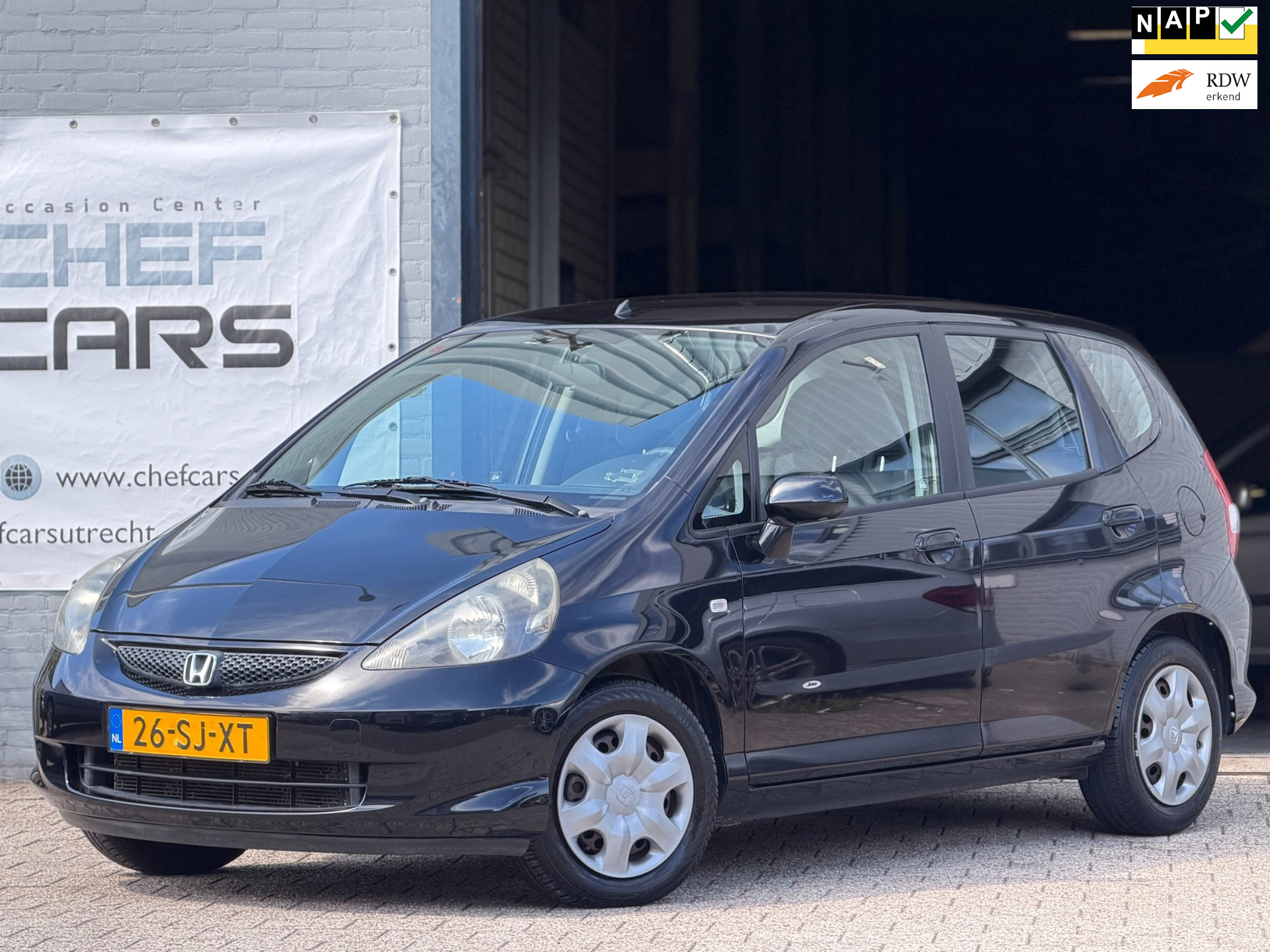 Honda Jazz 1.2|NAP|AIRCO|LAGEKM|BOEKJES|1EIGENAAR|TOPSTAAT! 2006 - voorkant