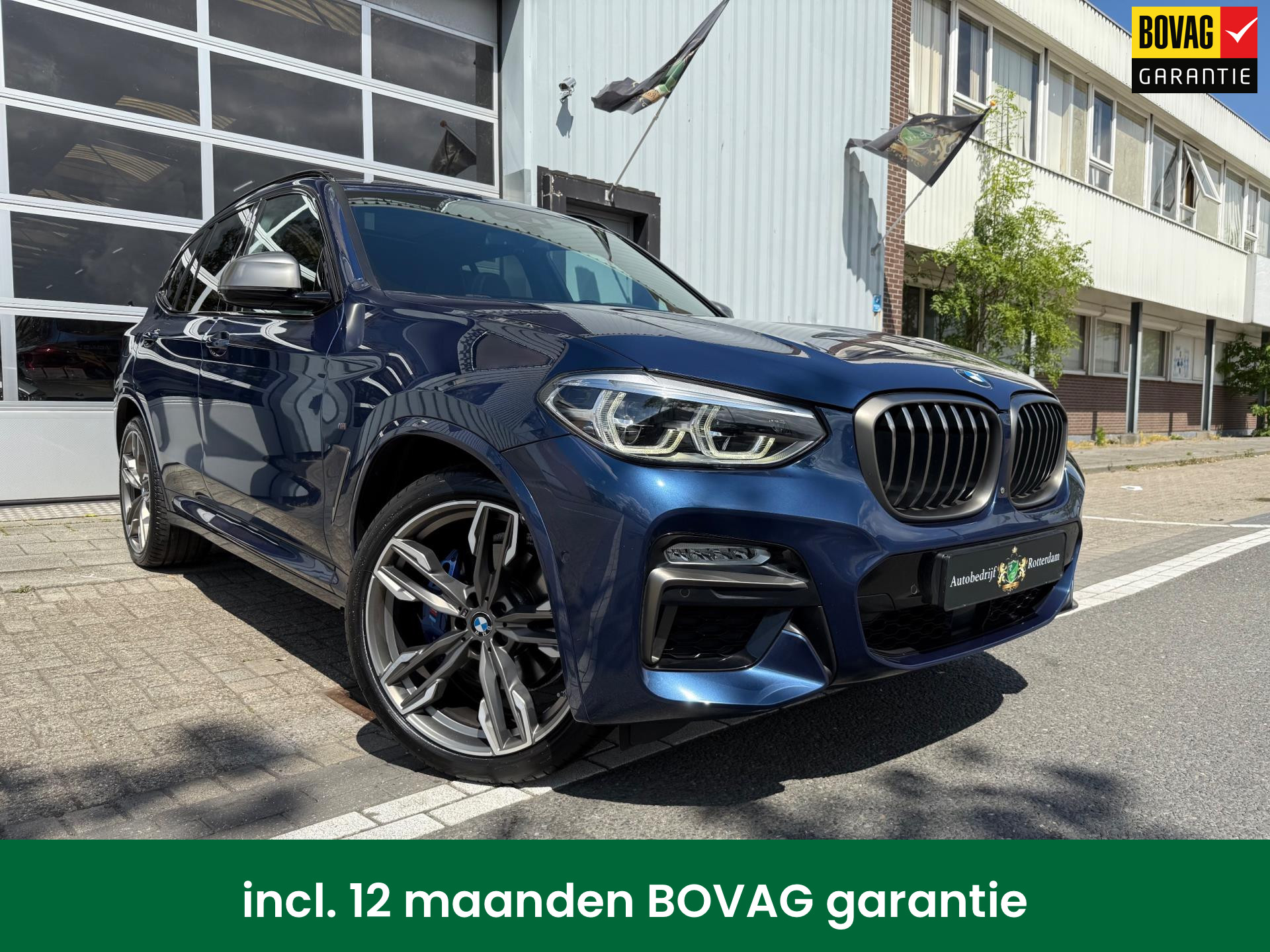 BMW X3 M40i xDrive High Executive 360ºCAM/HEAD UP/LEER/PANO 2017 - voorkant