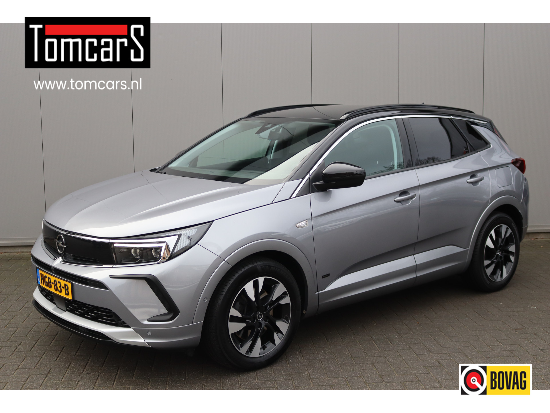 Opel Grandland X 1.6T. Plug in Hybrid/PHEV 4x4 300PK Elegance Leder-pack/Elegance-pack 2022 - voorkant