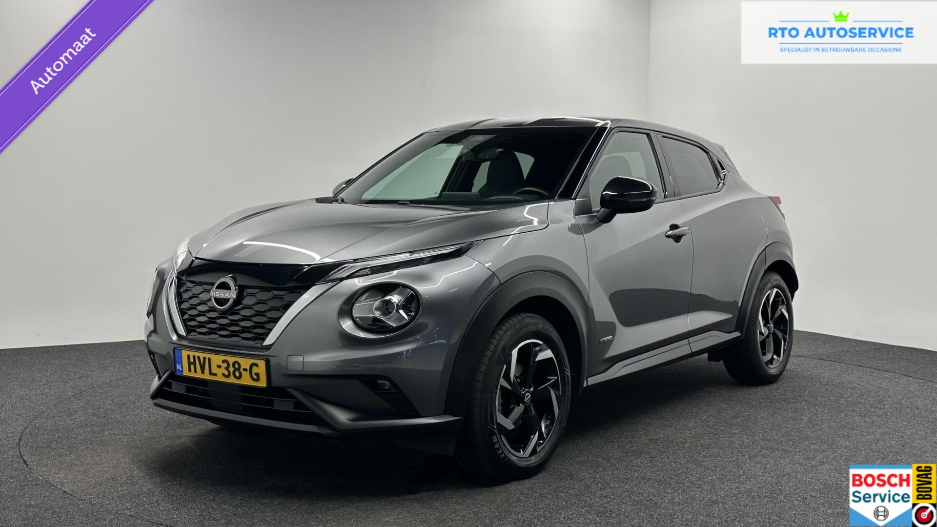 Nissan Nissan Juke 1.6 Hybrid Business Design TREKHAAK CARPLAY NAVI ECC 31000 KM. 2024 - voorkant